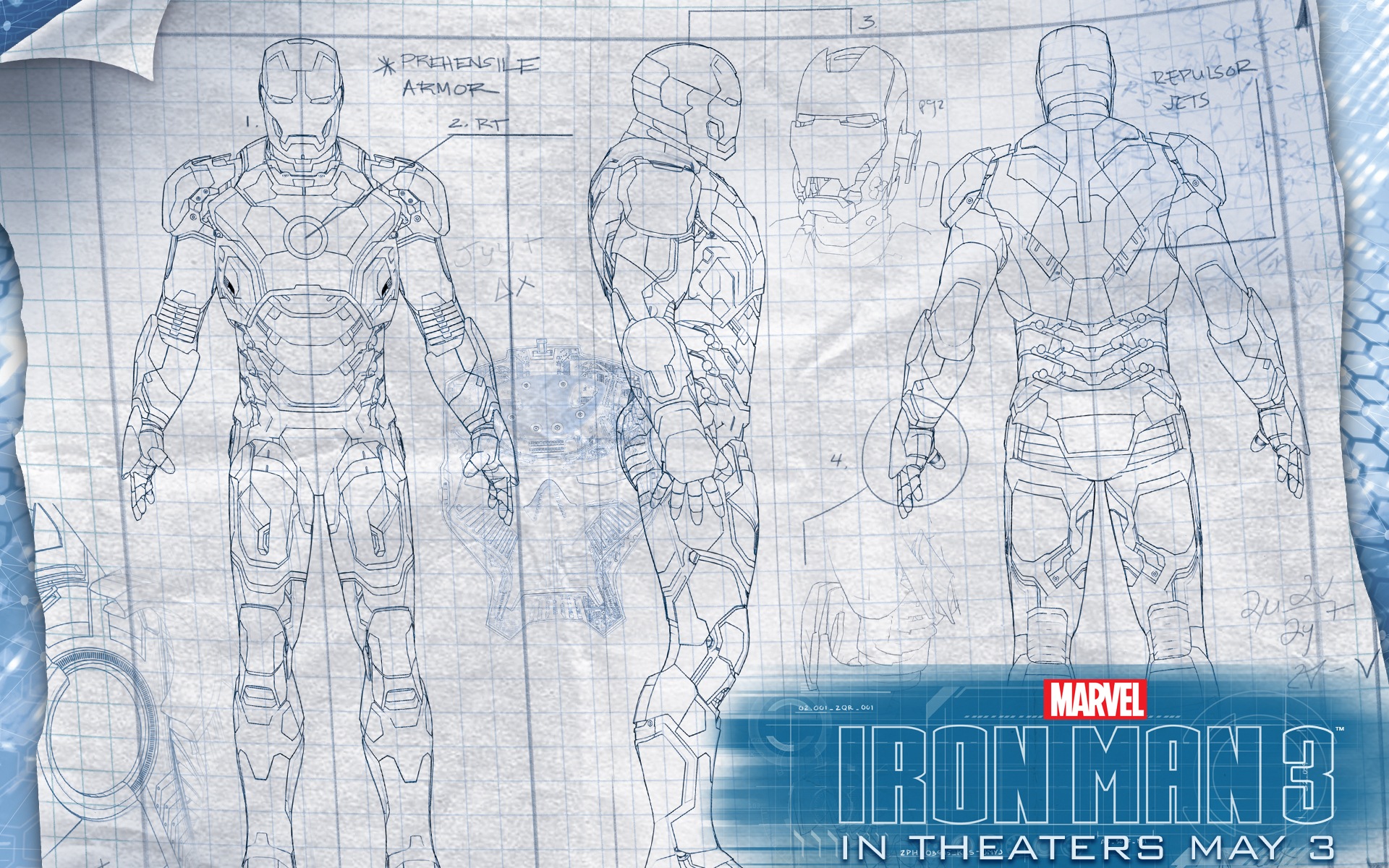 Iron Man 3 2013 鋼鐵俠3 最新高清壁紙 #8 - 1920x1200