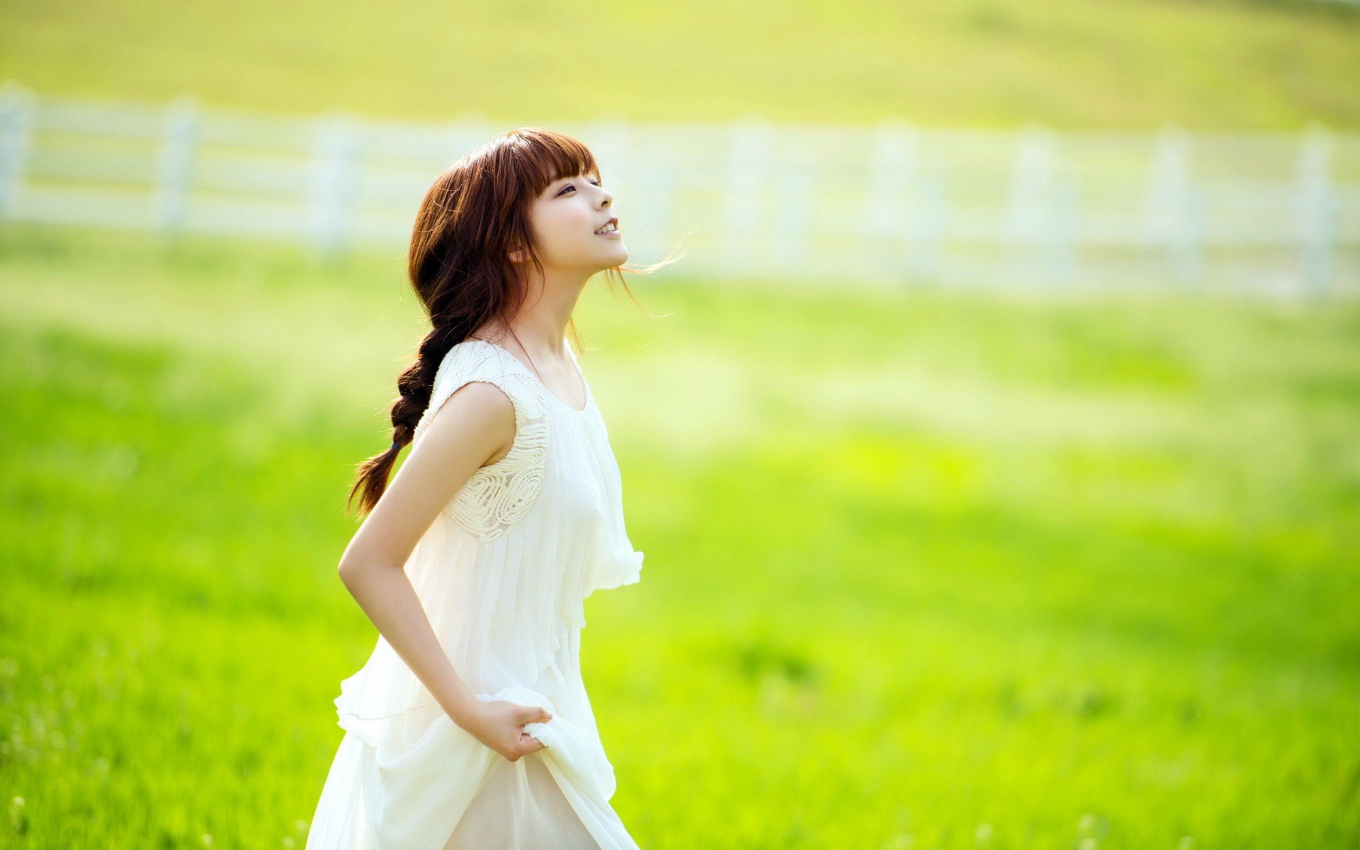 Juniel Corea hermosa niña HD wallpaper #11 - 1920x1200