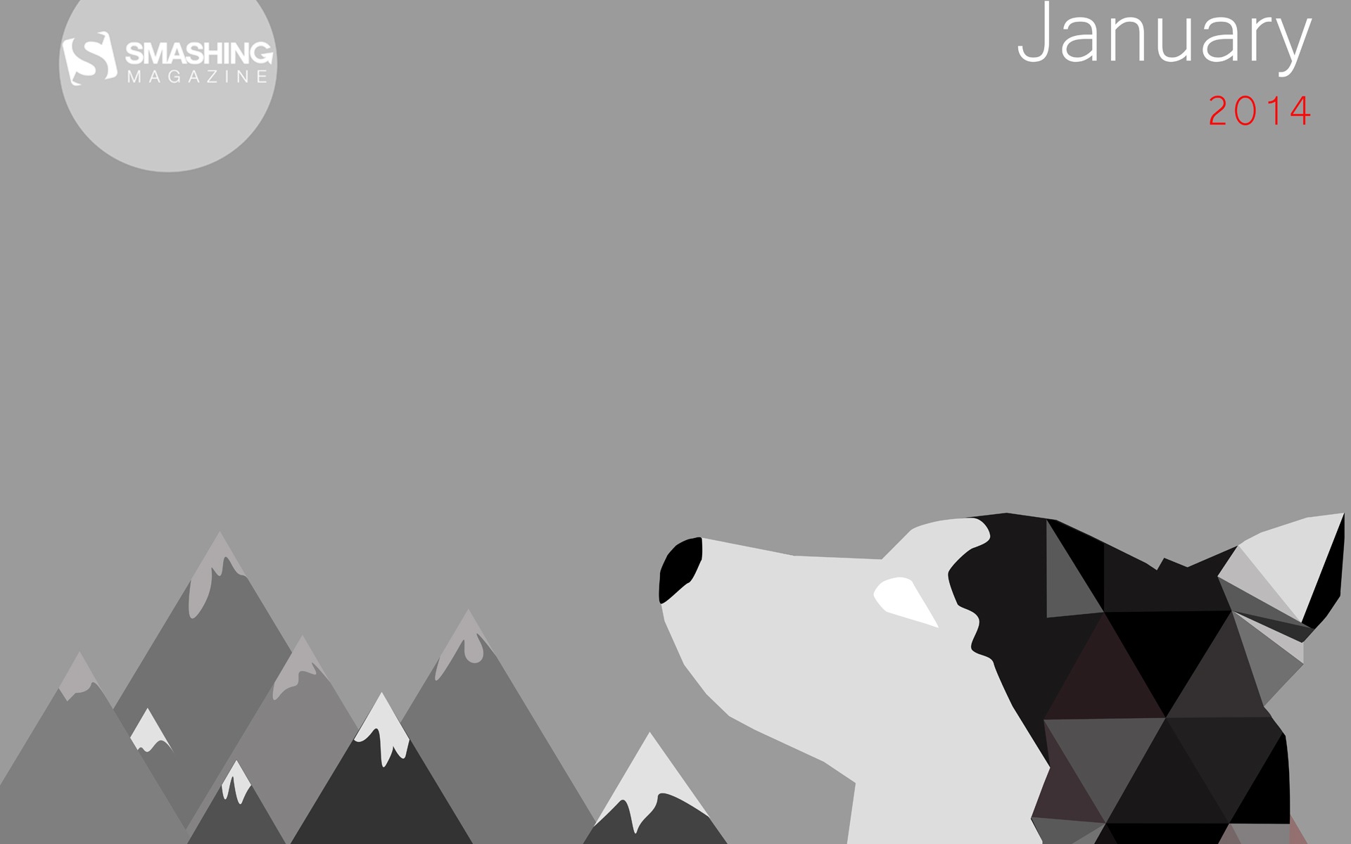 2014年1月 月曆壁紙(二) #4 - 1920x1200