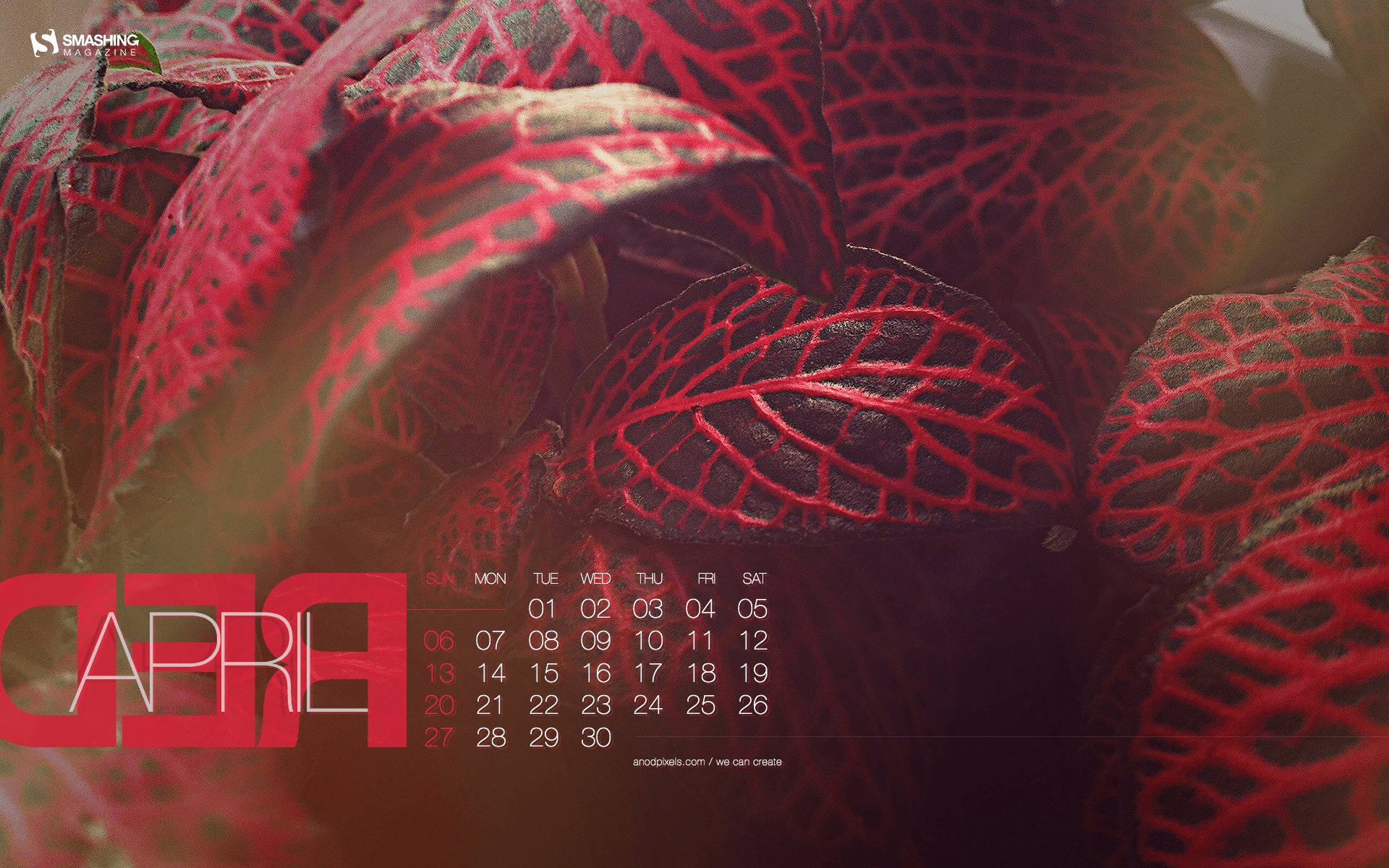 April 2014 calendar wallpaper (2) #20 - 1920x1200