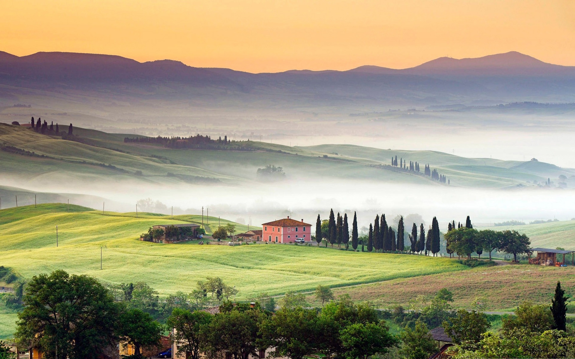 Belleza italiana pintado natural paisaje HD #10 - 1920x1200