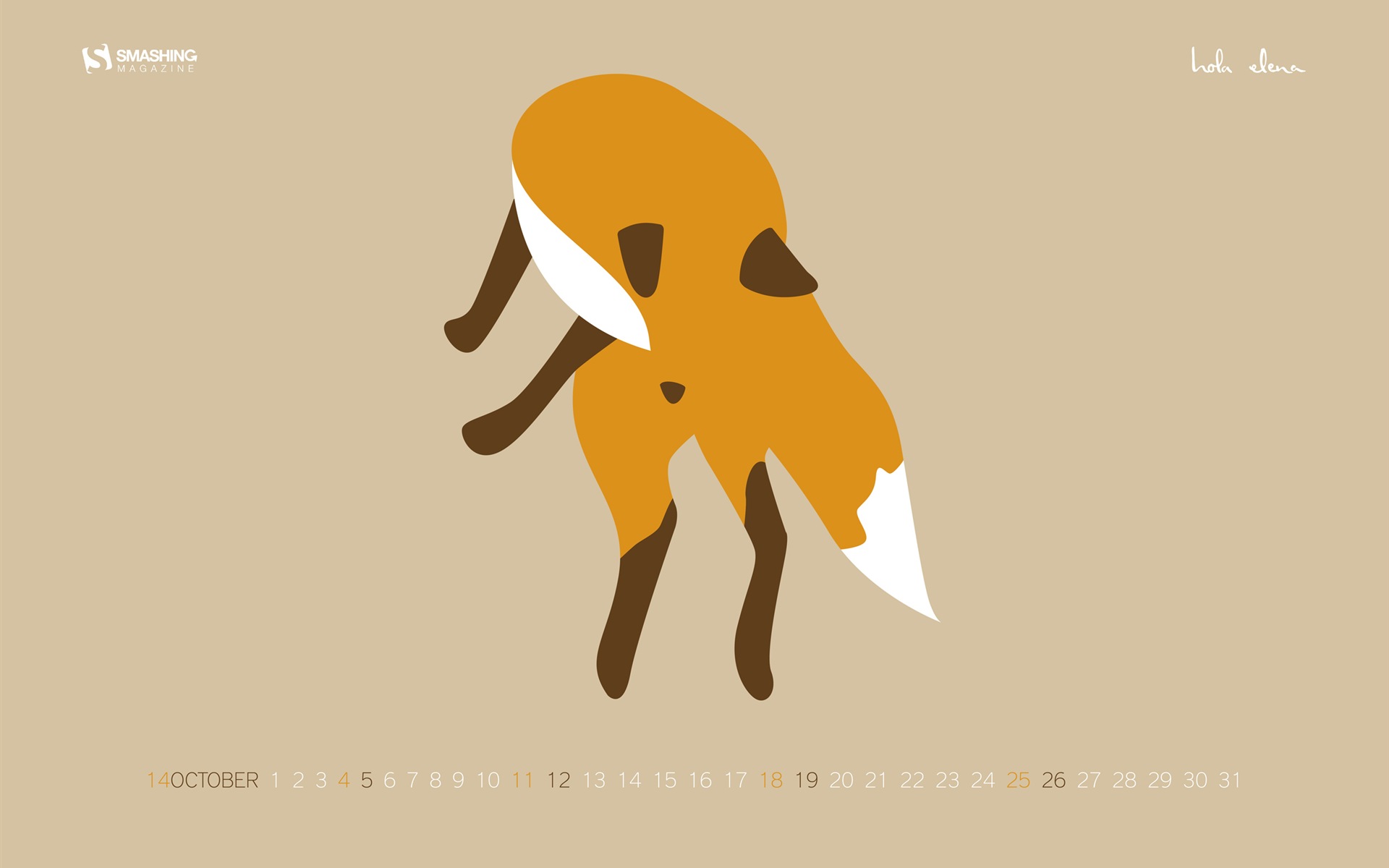 2014年10月 月历壁纸(一)18 - 1920x1200
