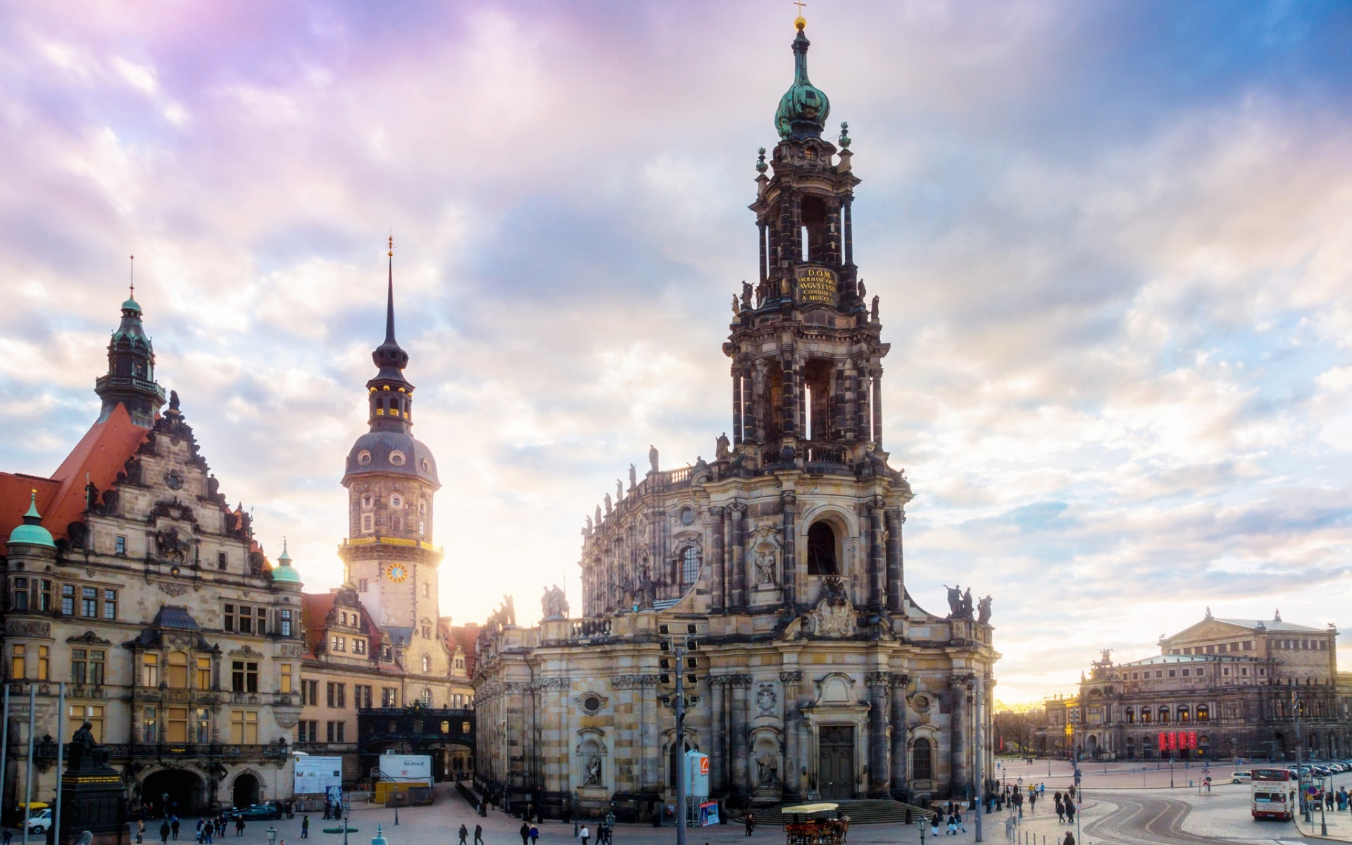 Alemania Dresden fondos de pantalla HD paisaje de la ciudad #3 - 1920x1200