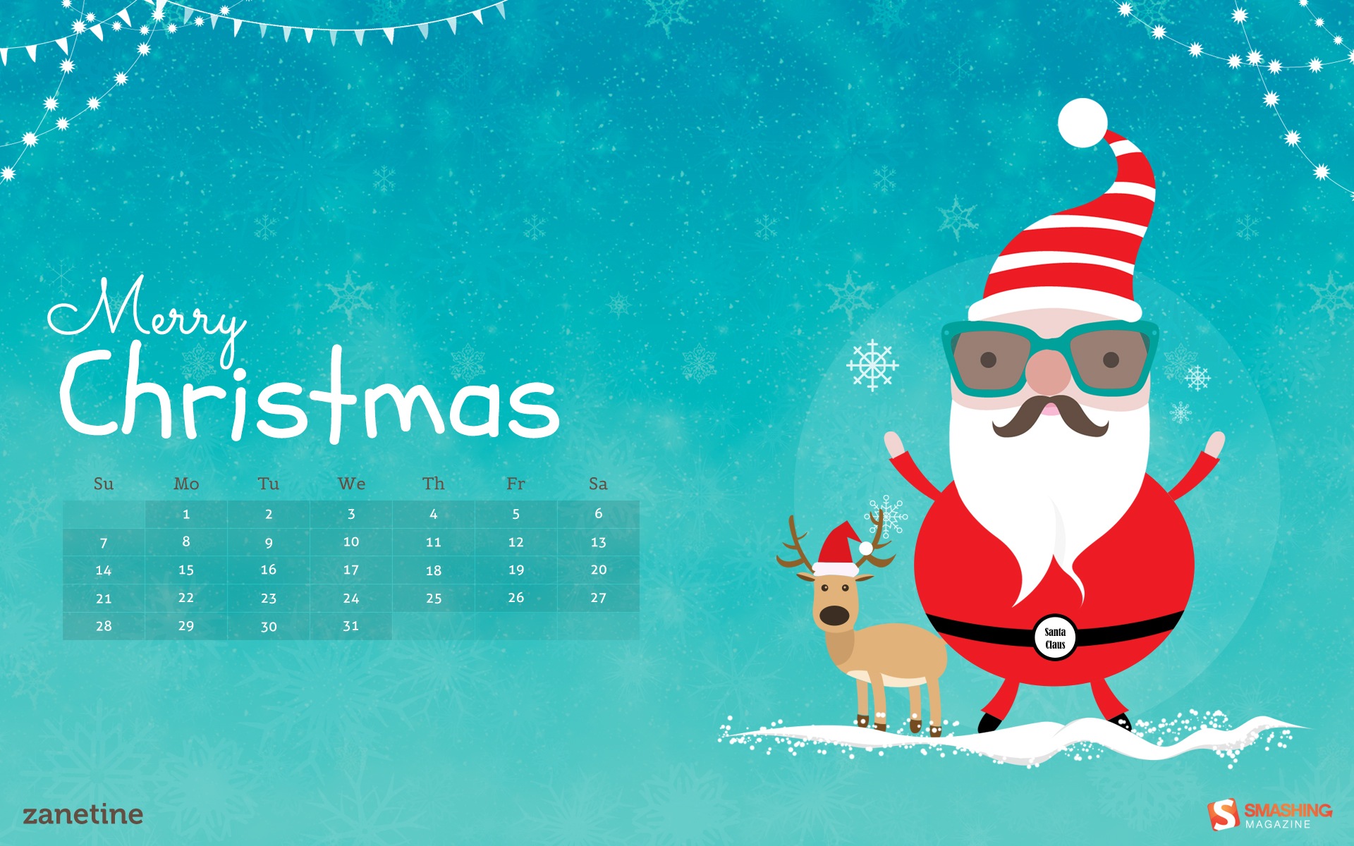 December 2014 Calendar wallpaper (2) #10 - 1920x1200