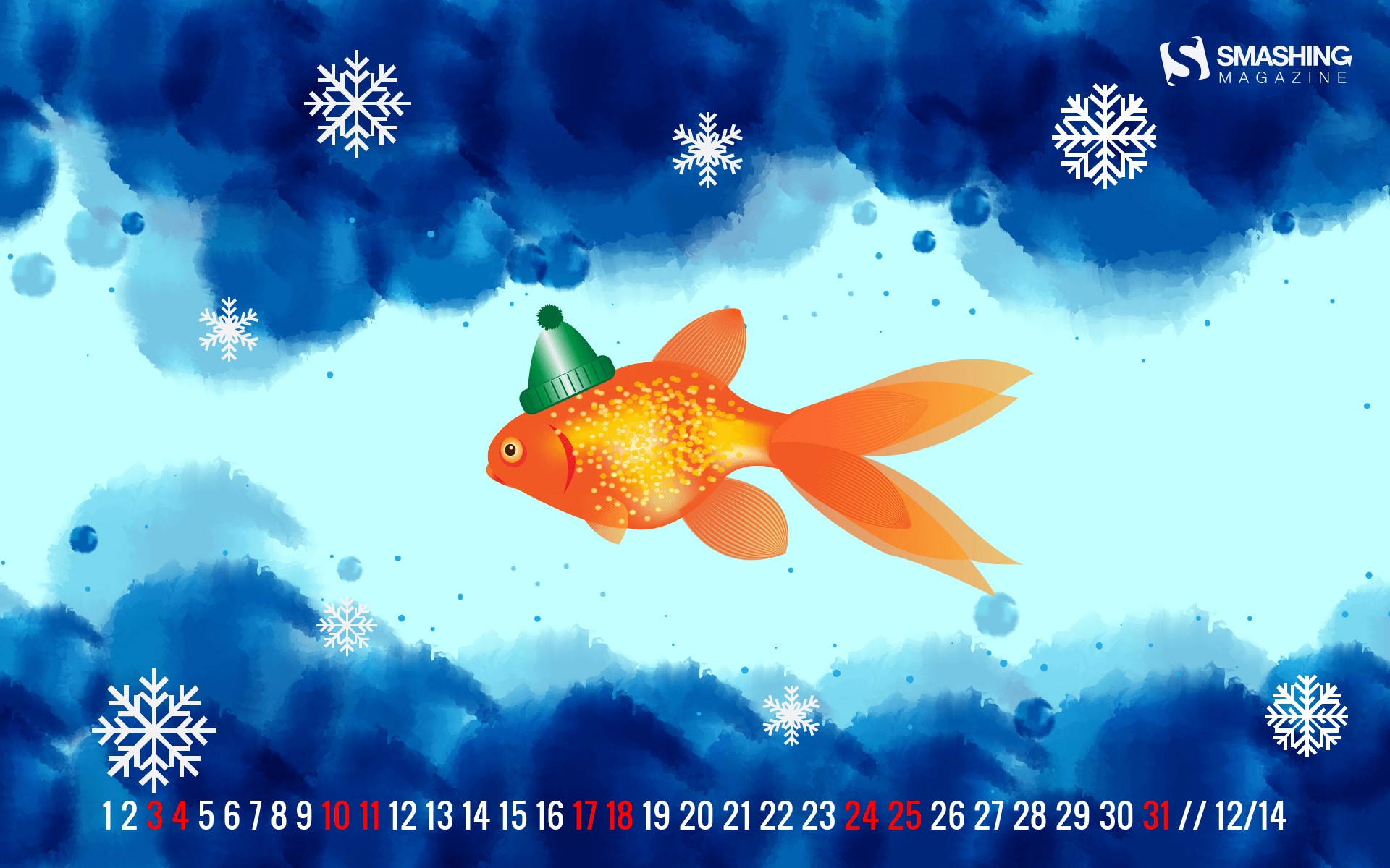 2015年1月 月曆壁紙(二) #1 - 1920x1200