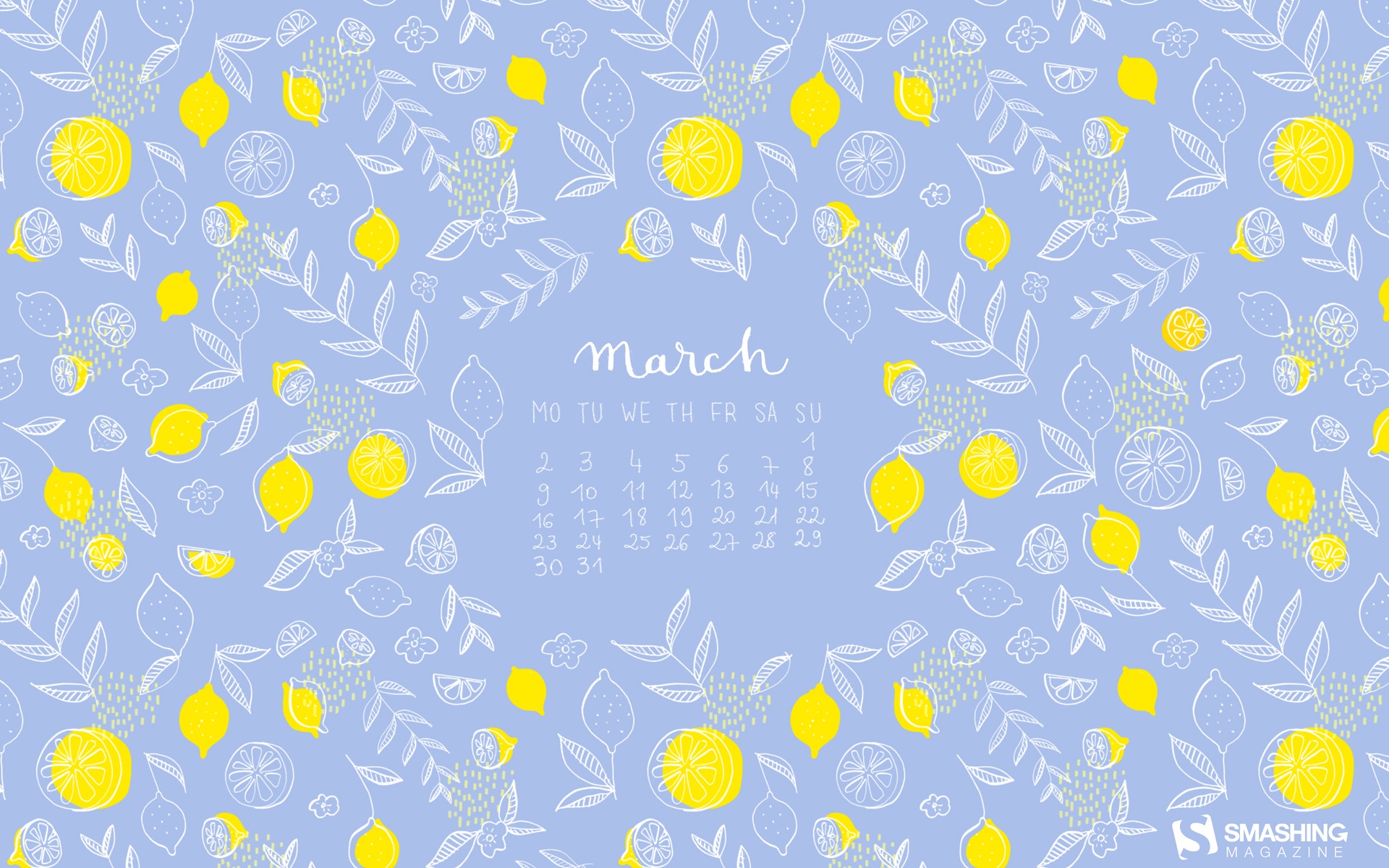 March 2015 Calendar wallpaper (2) #9 - 1920x1200