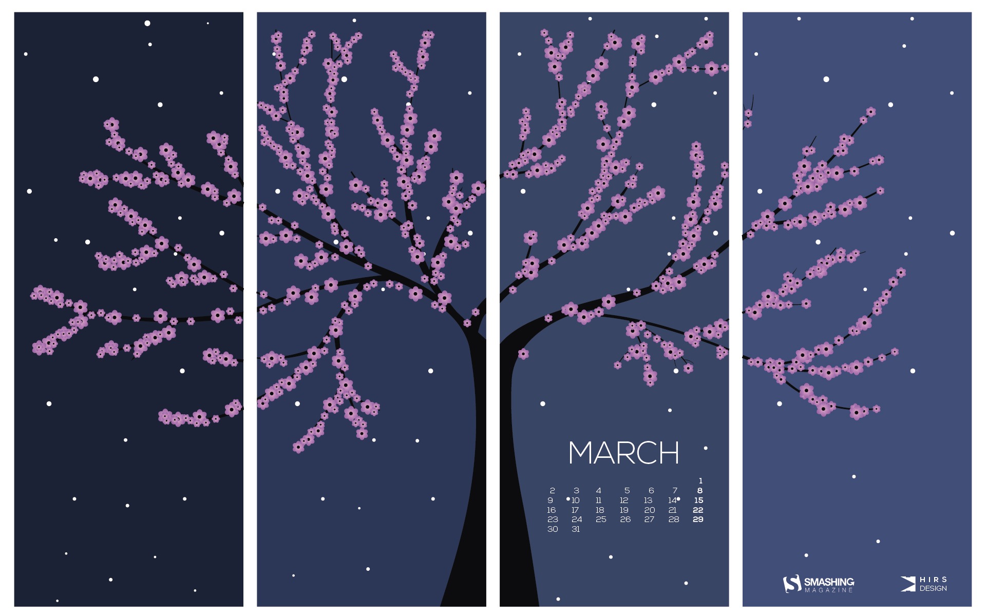 2015年3月 月曆壁紙(二) #15 - 1920x1200