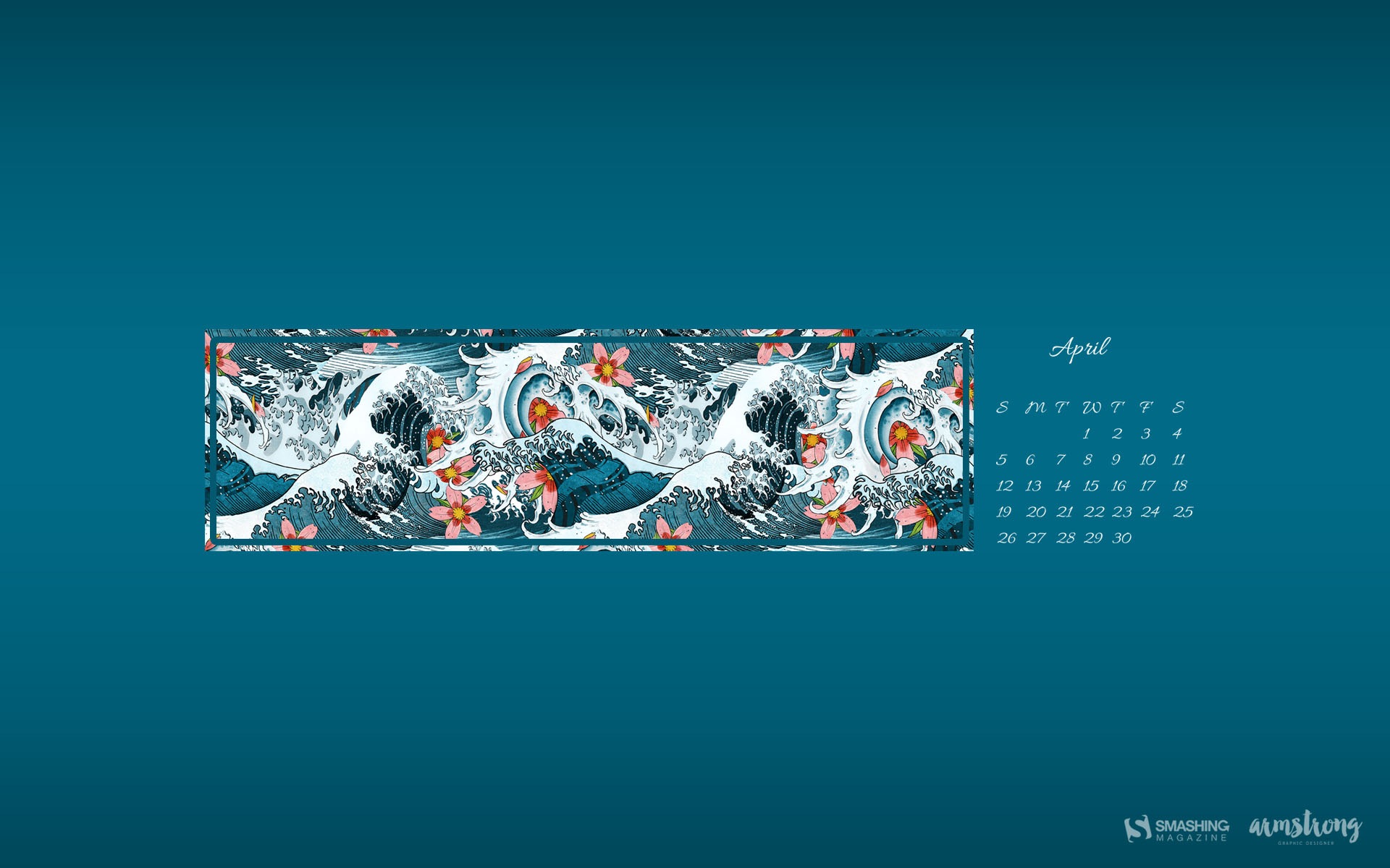 2015年4月 月曆壁紙(一) #4 - 1920x1200