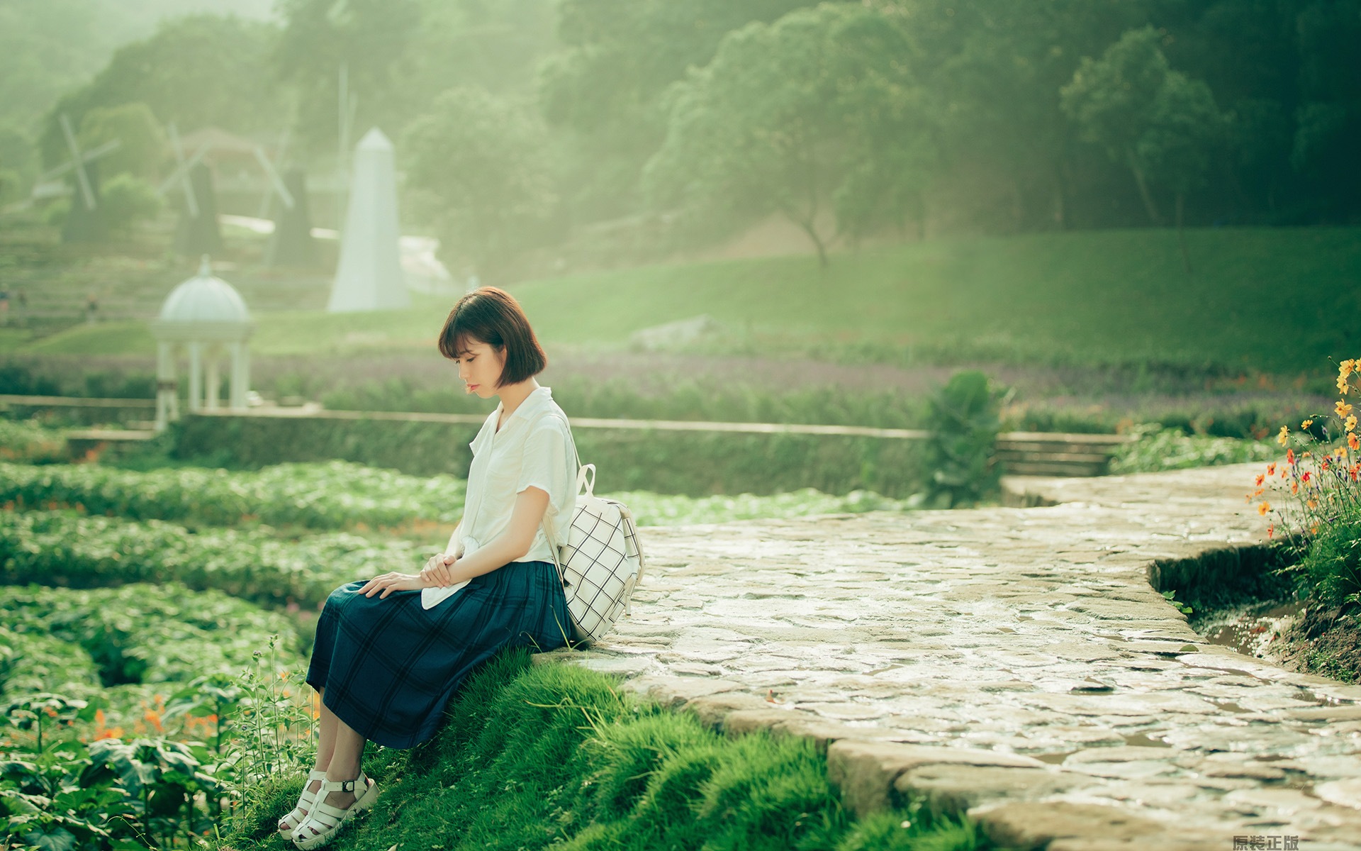 순수 소녀 배경 화면 #6 - 1920x1200