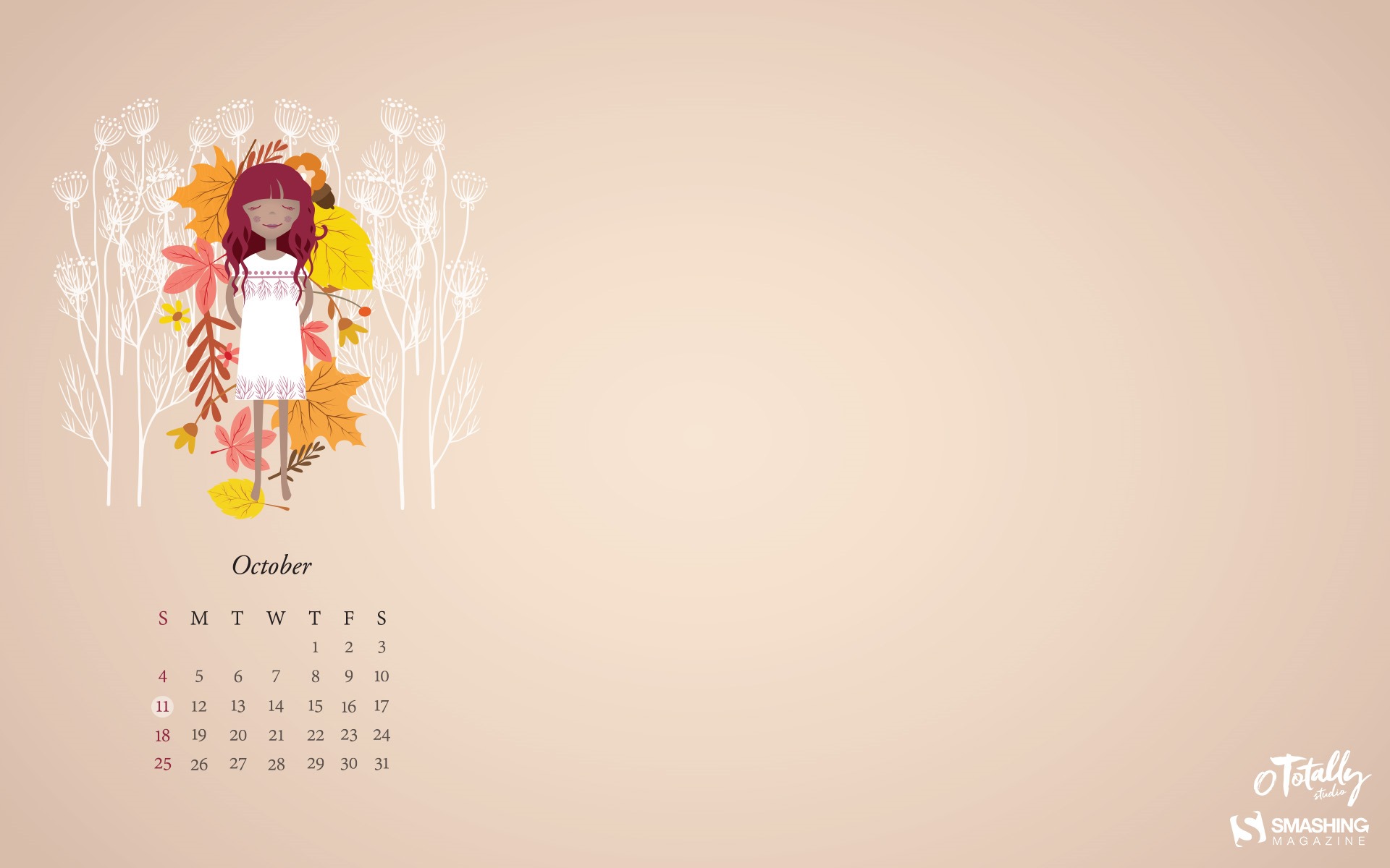 2015年10月 月曆壁紙(二) #15 - 1920x1200