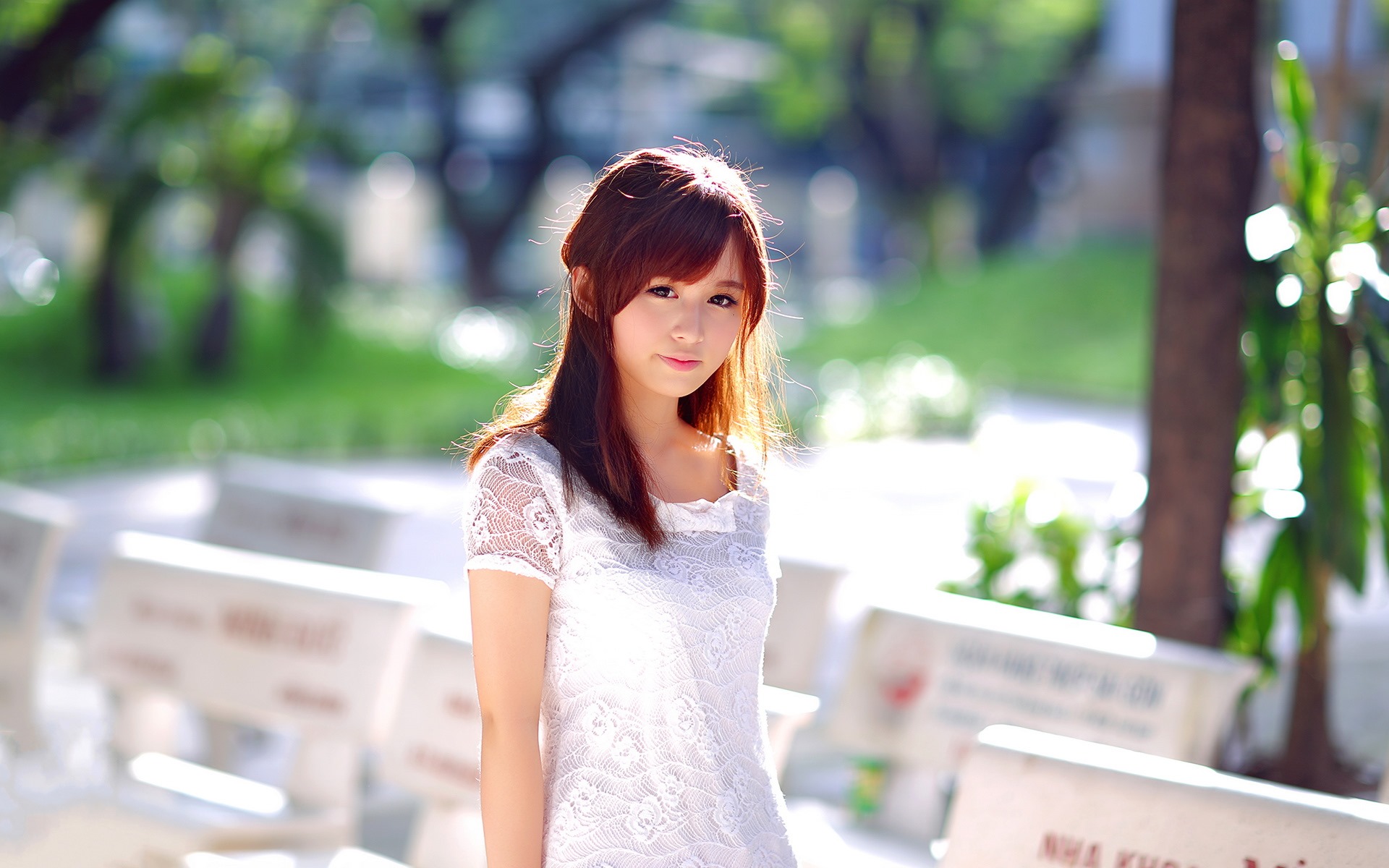 清純可愛年輕的亞洲女孩 高清壁紙合集(二) #35 - 1920x1200
