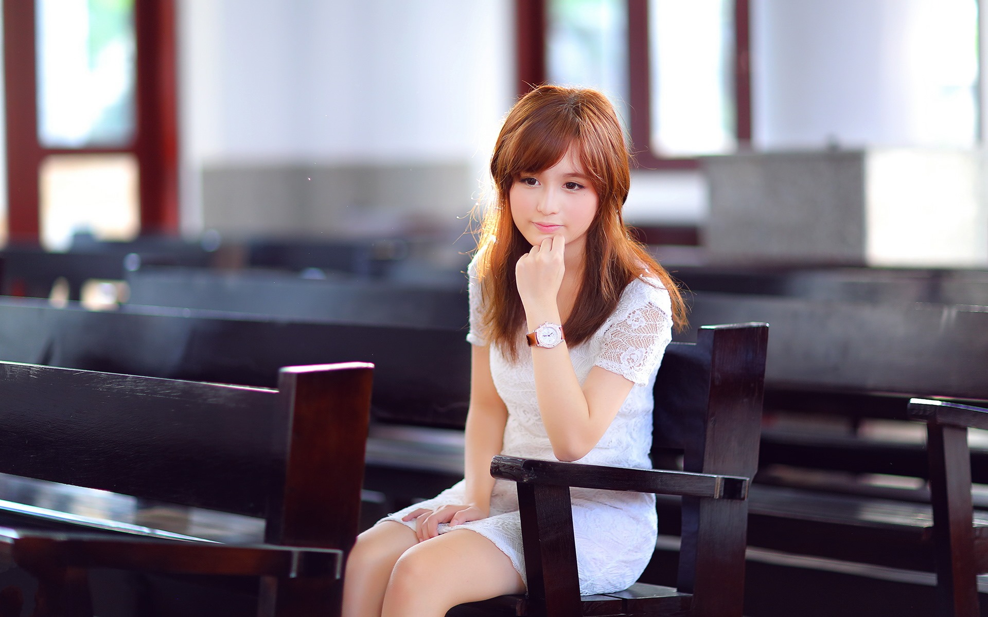 Pure and lovely young Asian girl HD wallpapers collection (2) #37 - 1920x1200