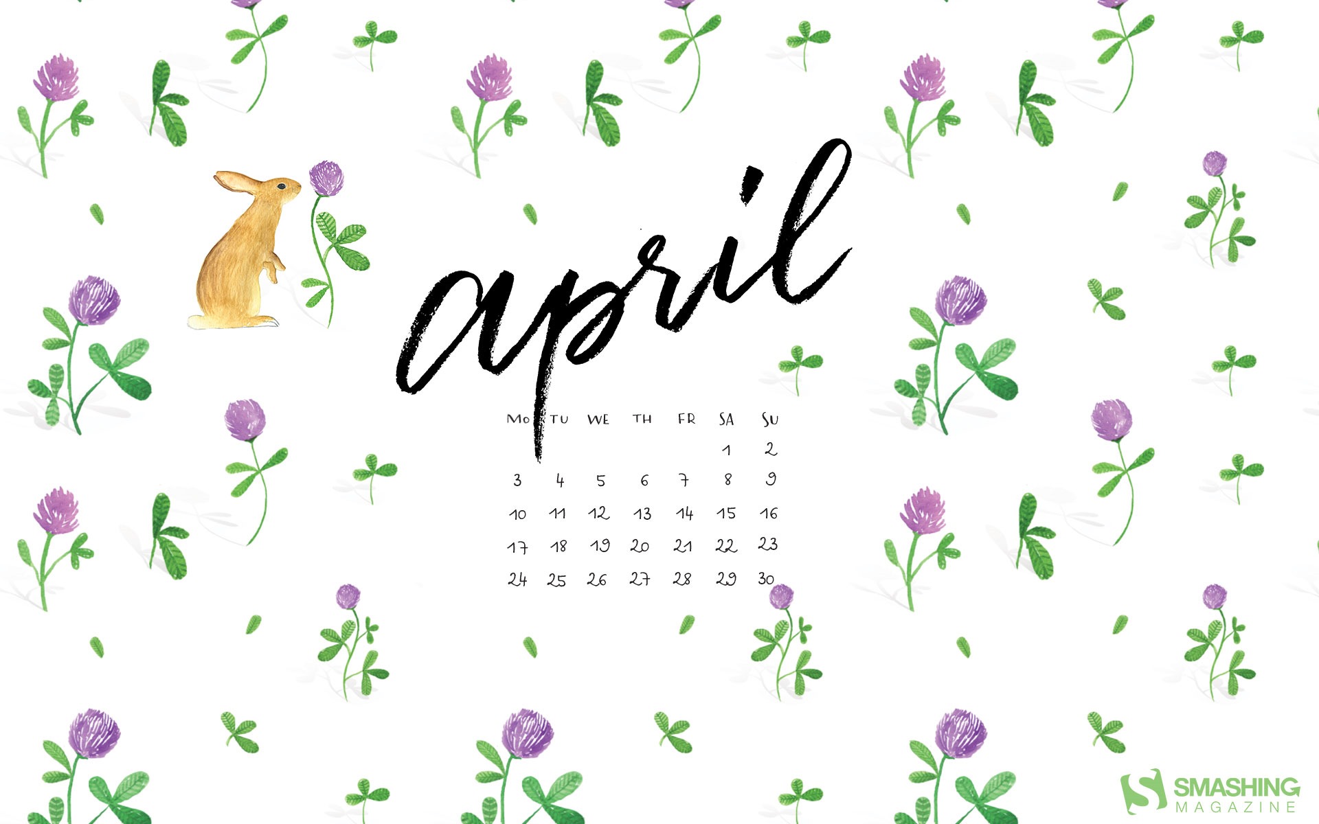 April 2017 calendar wallpaper (1) #14 - 1920x1200