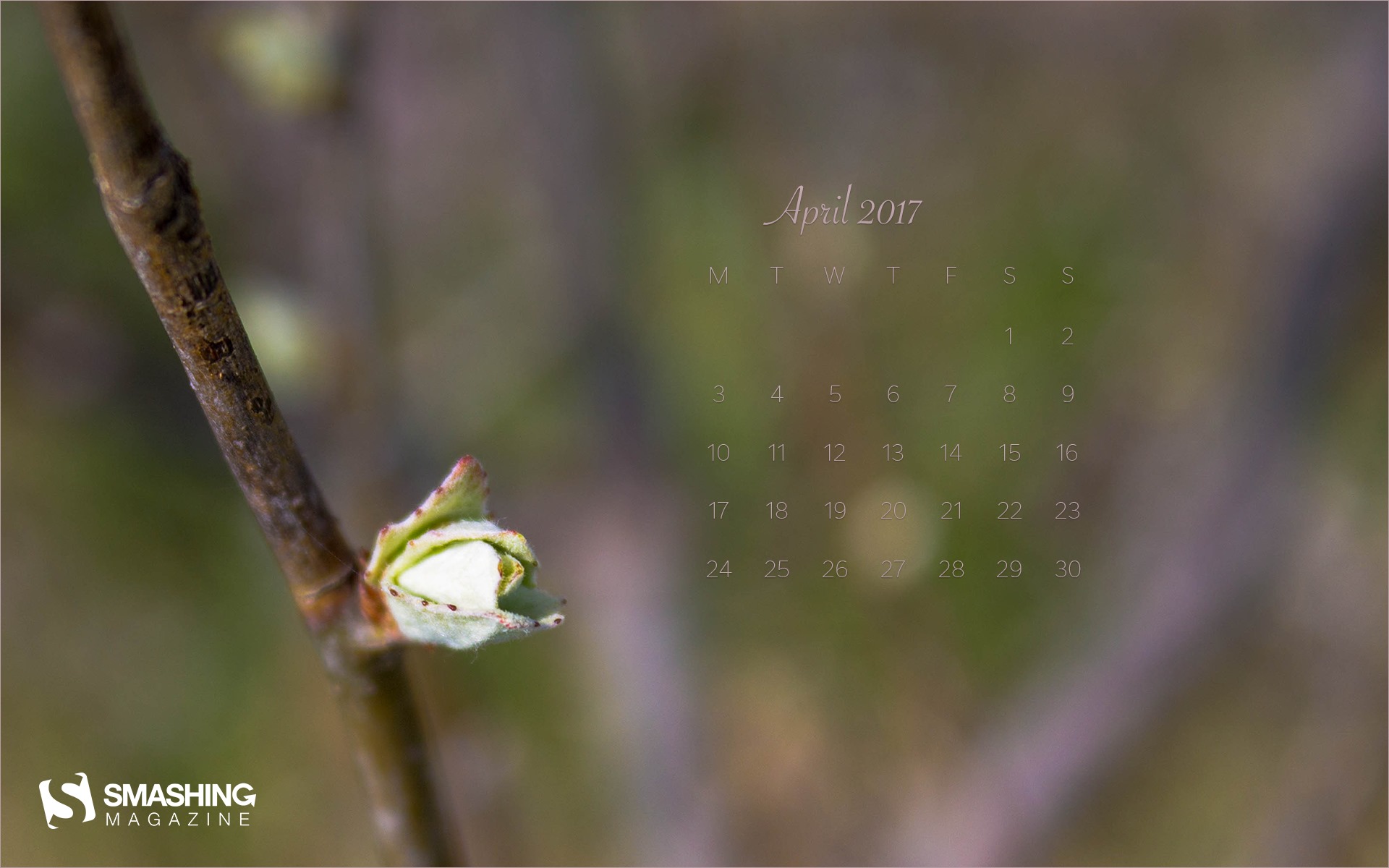 April 2017 calendar wallpaper (1) #19 - 1920x1200