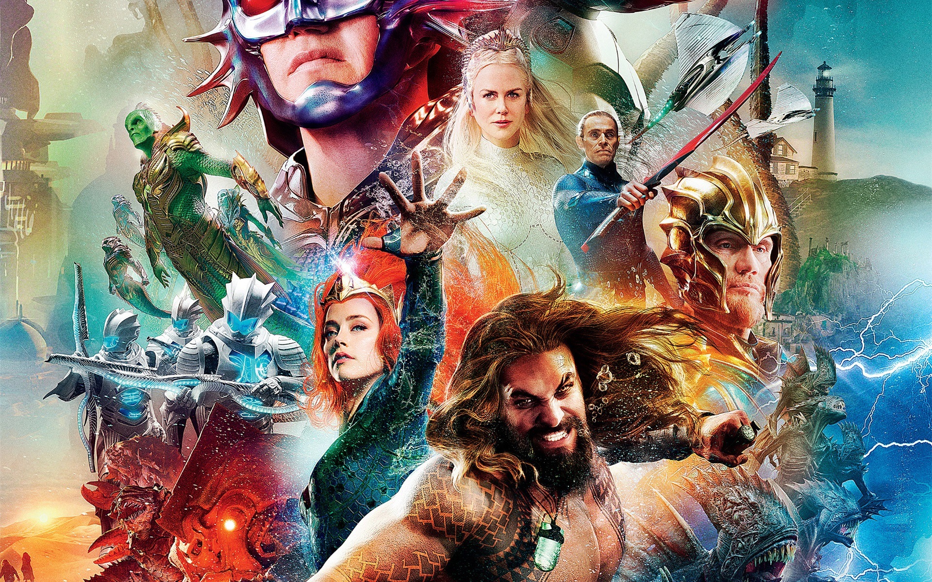 Aquaman 海王，漫威電影高清壁紙 #5 - 1920x1200