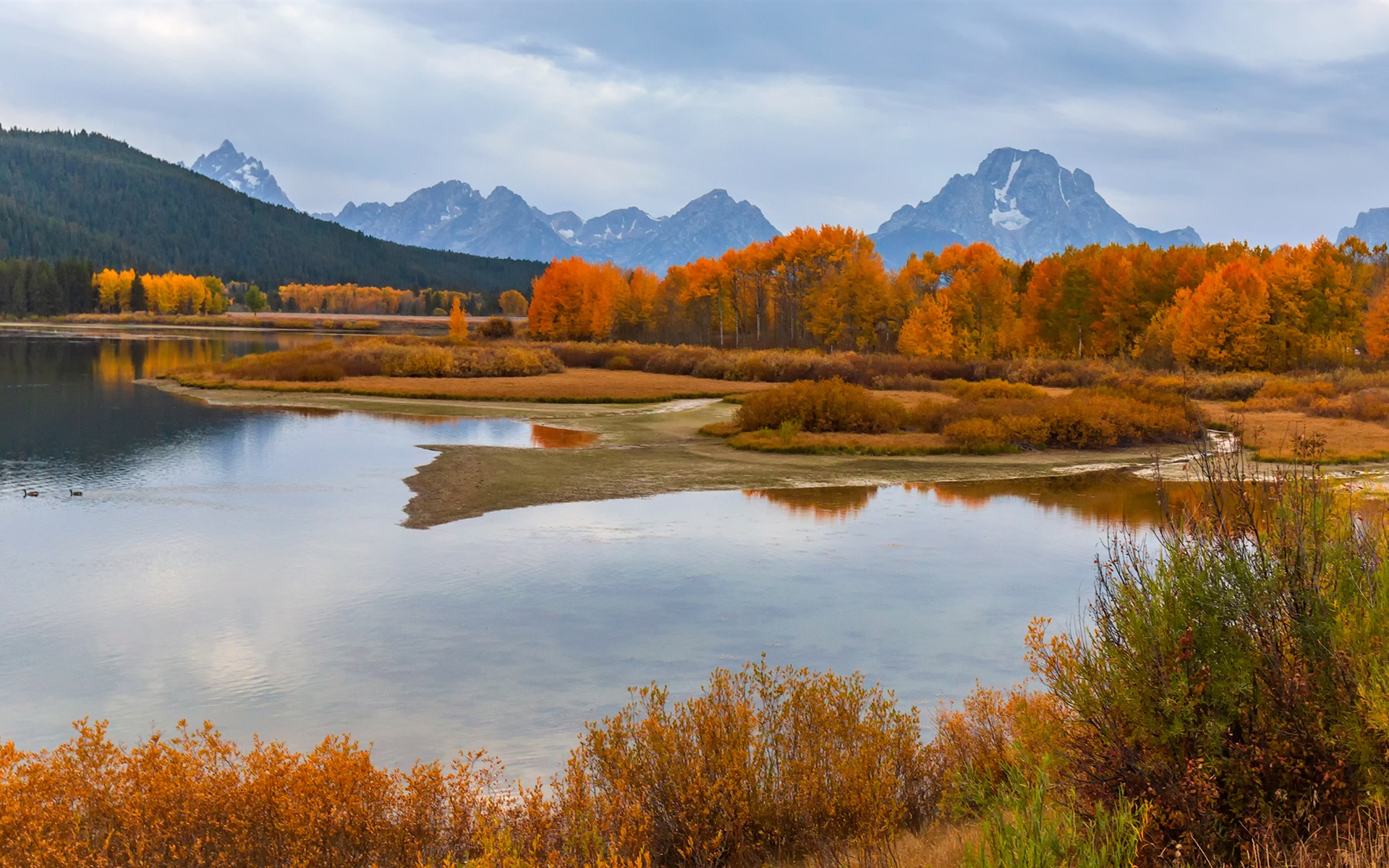 USA-großartige Teton Nationalparknatur-Landschaftstapeten HD #11 - 1920x1200