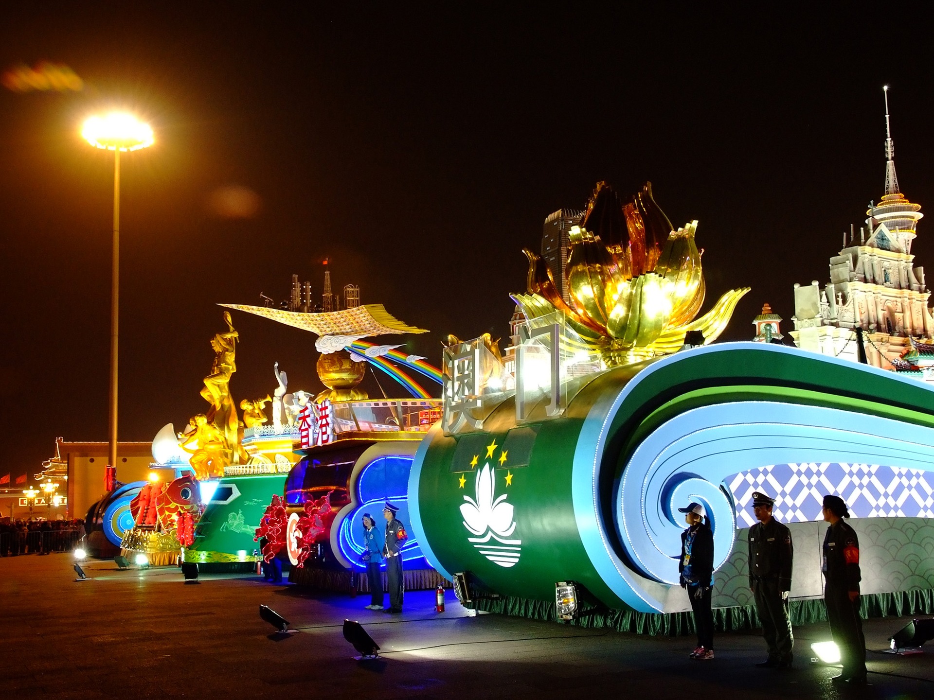 Tiananmen Square colorful night (rebar works) #17 - 1920x1440