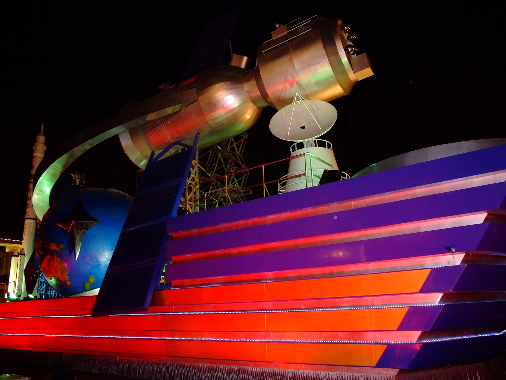 Tiananmen Square colorful night (rebar works) #39 - 1920x1440