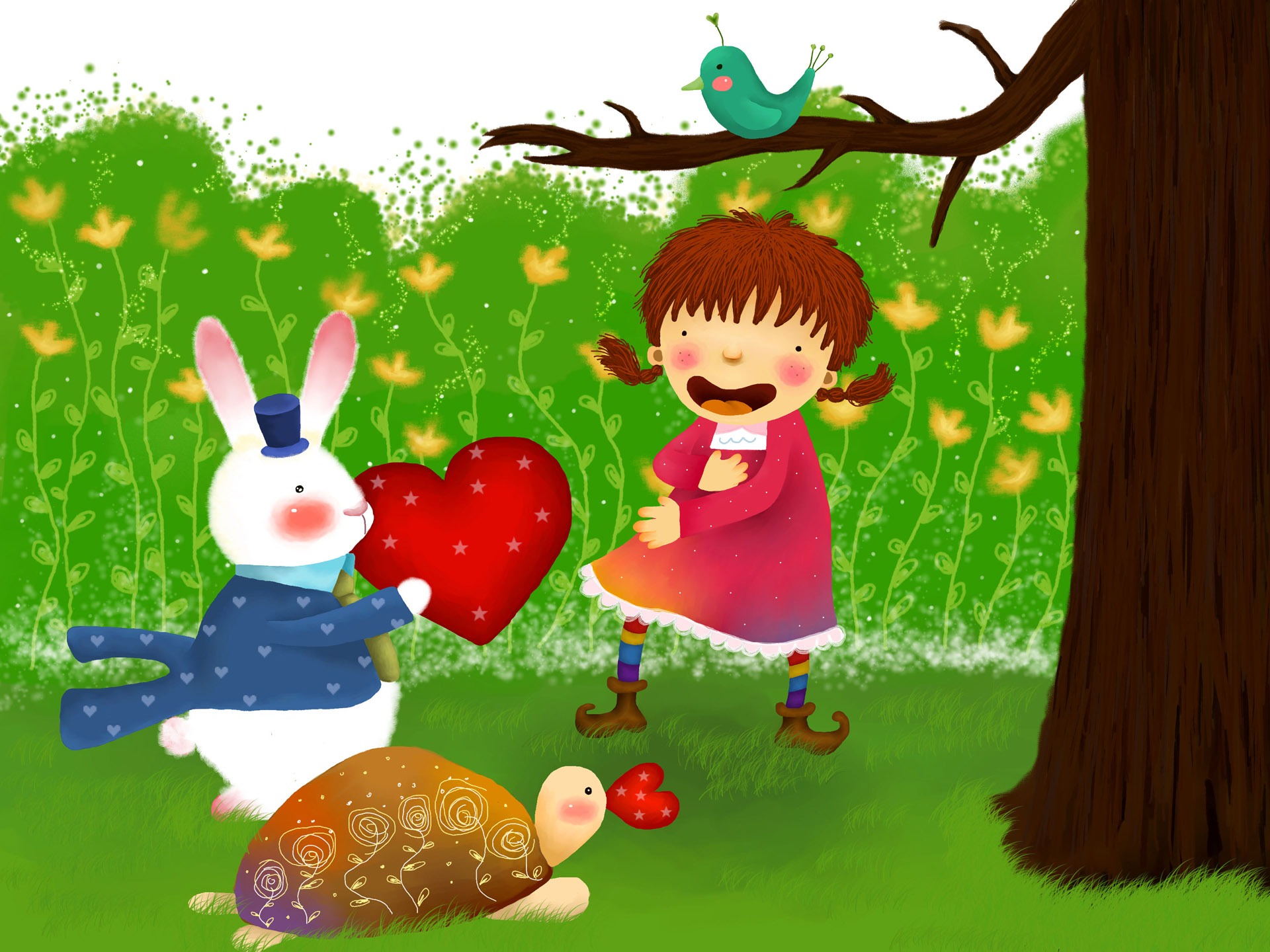 Large cartoon wallpaper (2) #16 - 1920x1440