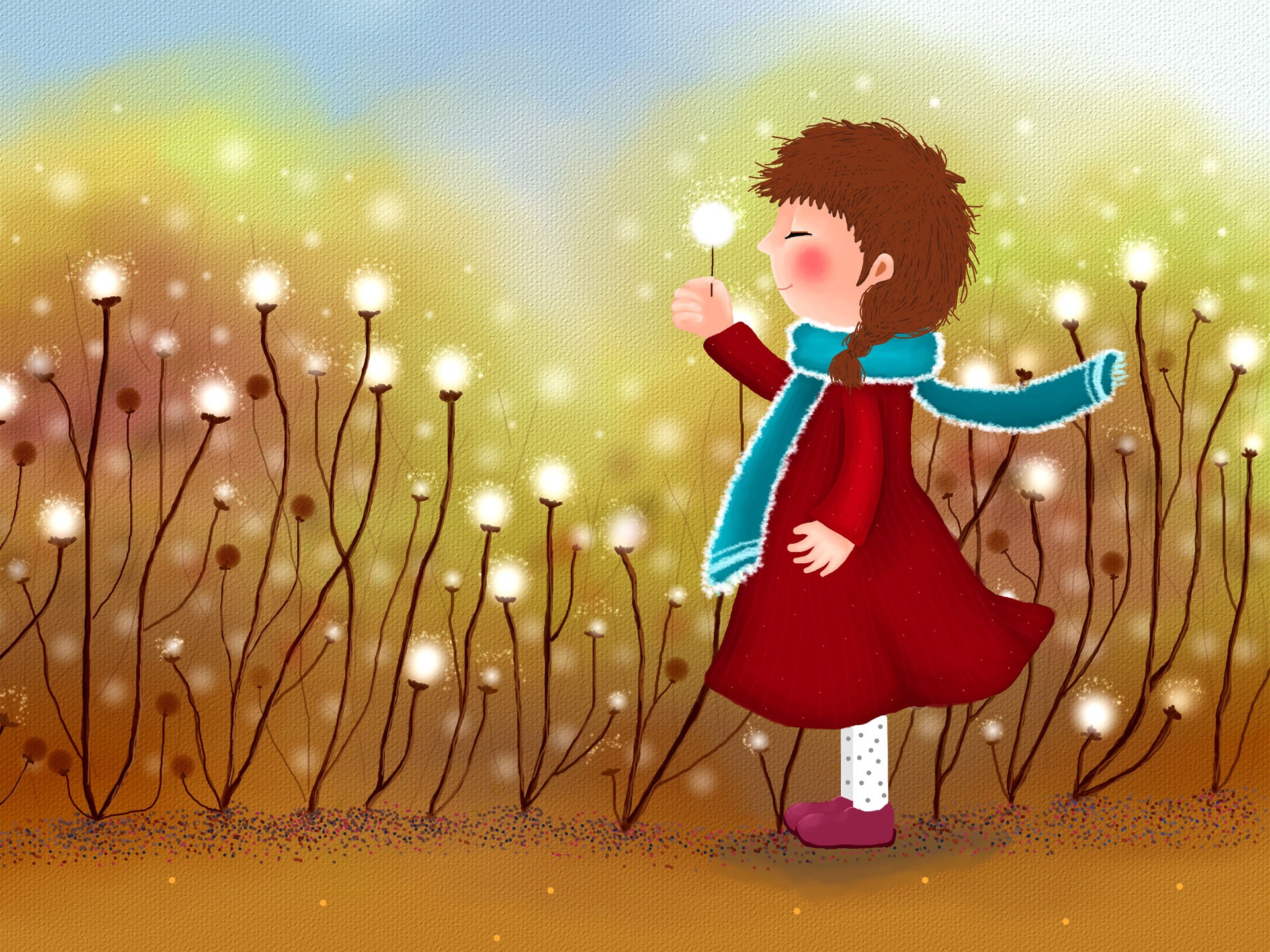Large cartoon wallpaper (2) #19 - 1920x1440