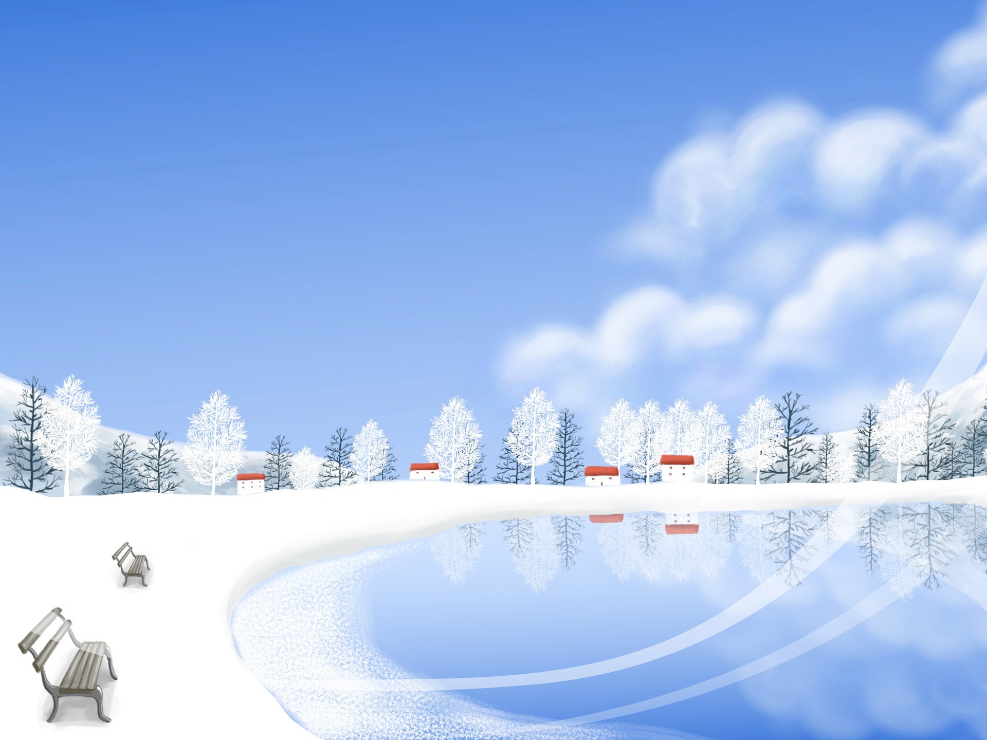Large cartoon wallpaper (3) #2 - 1920x1440