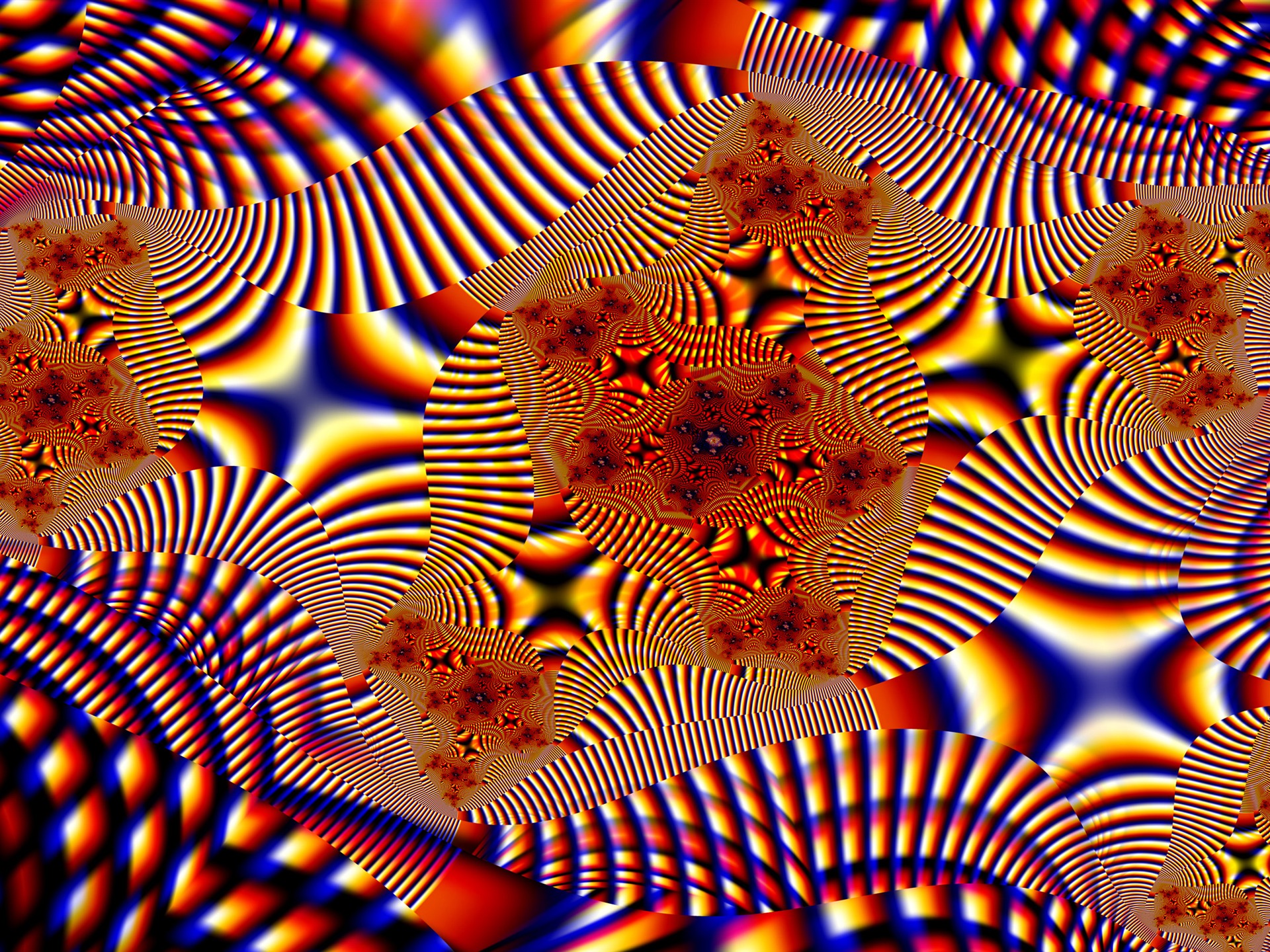 超大炫彩花紋 壁紙(一) #15 - 1920x1440
