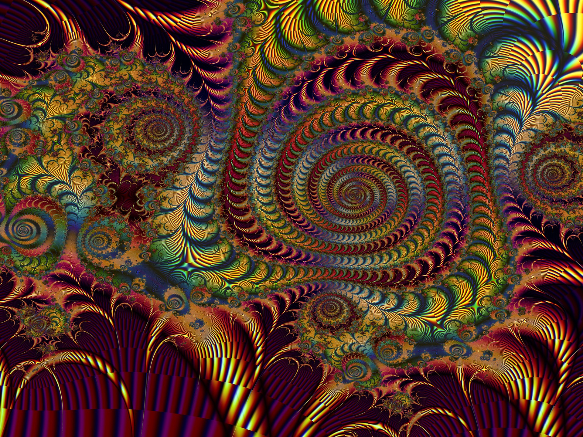超大炫彩花紋 壁紙(三) #16 - 1920x1440