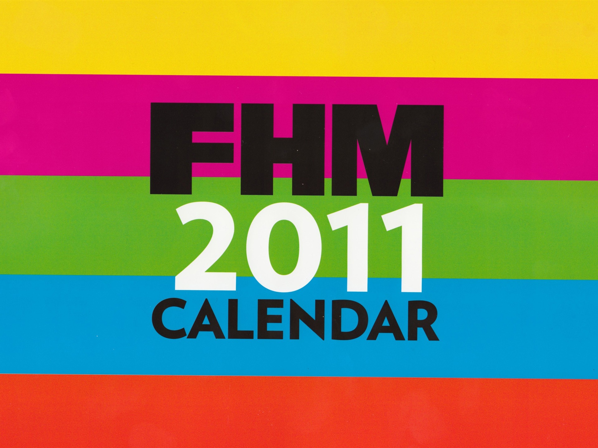 FHMのカレンダー2011壁紙女優（2） #13 - 1920x1440
