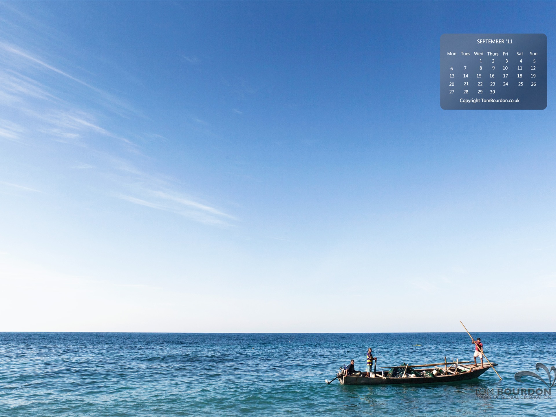 2011年9月 月曆壁紙(一) #4 - 1920x1440