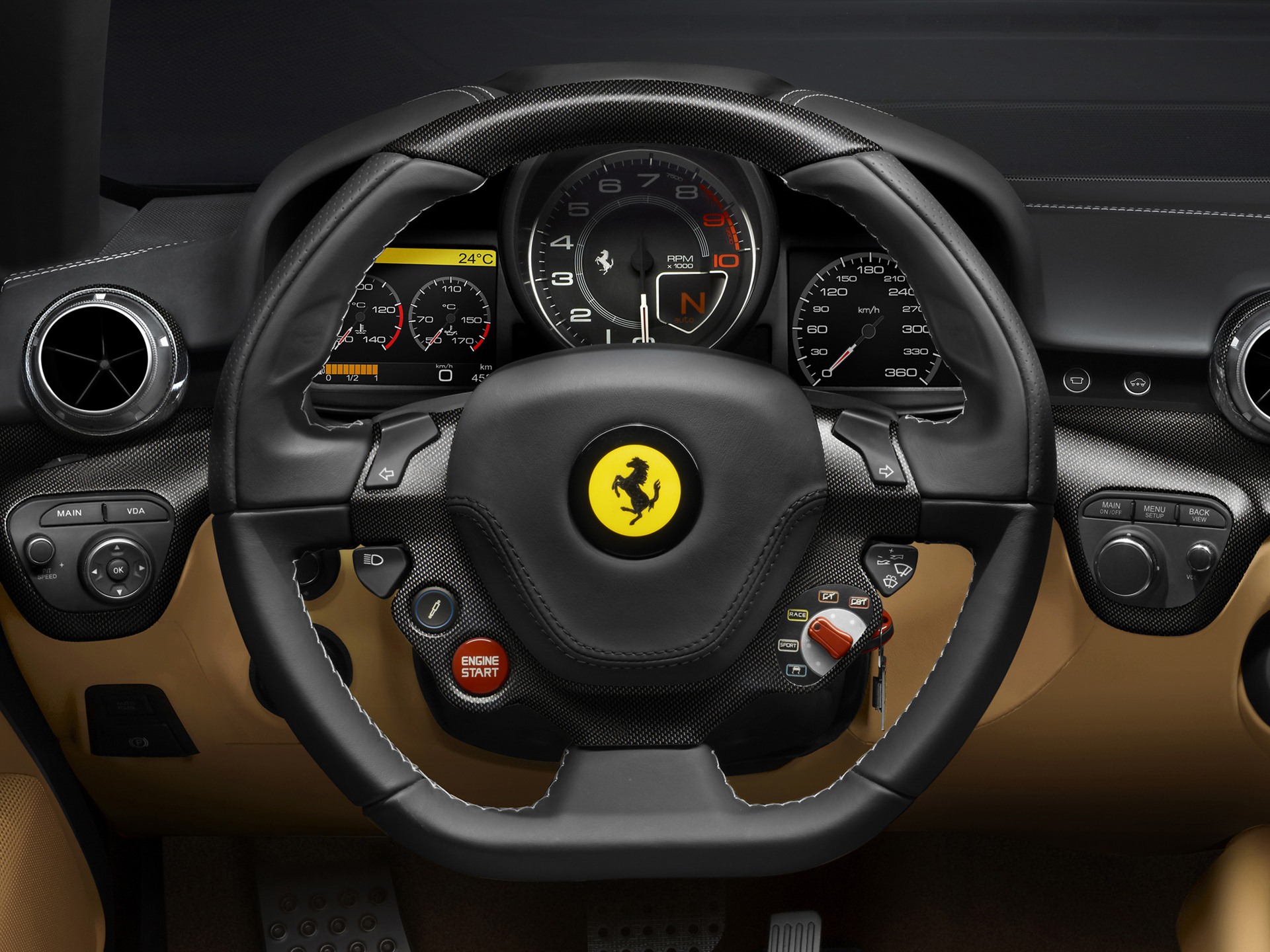 2012 Ferrari F12 Berlinetta 法拉利 高清壁纸7 - 1920x1440