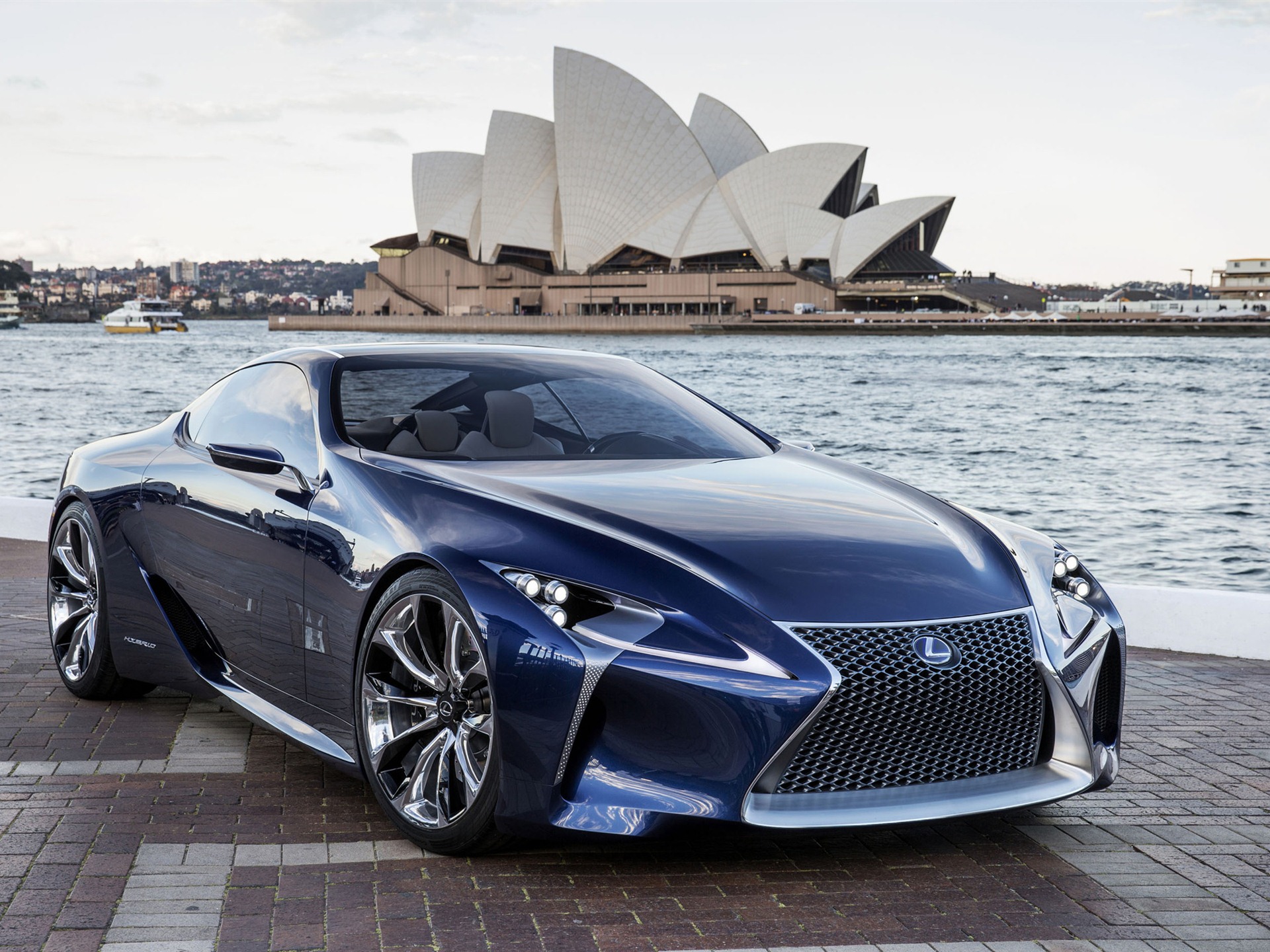 2012 Lexus LF-LC Modré koncepce HD Tapety na plochu #1 - 1920x1440