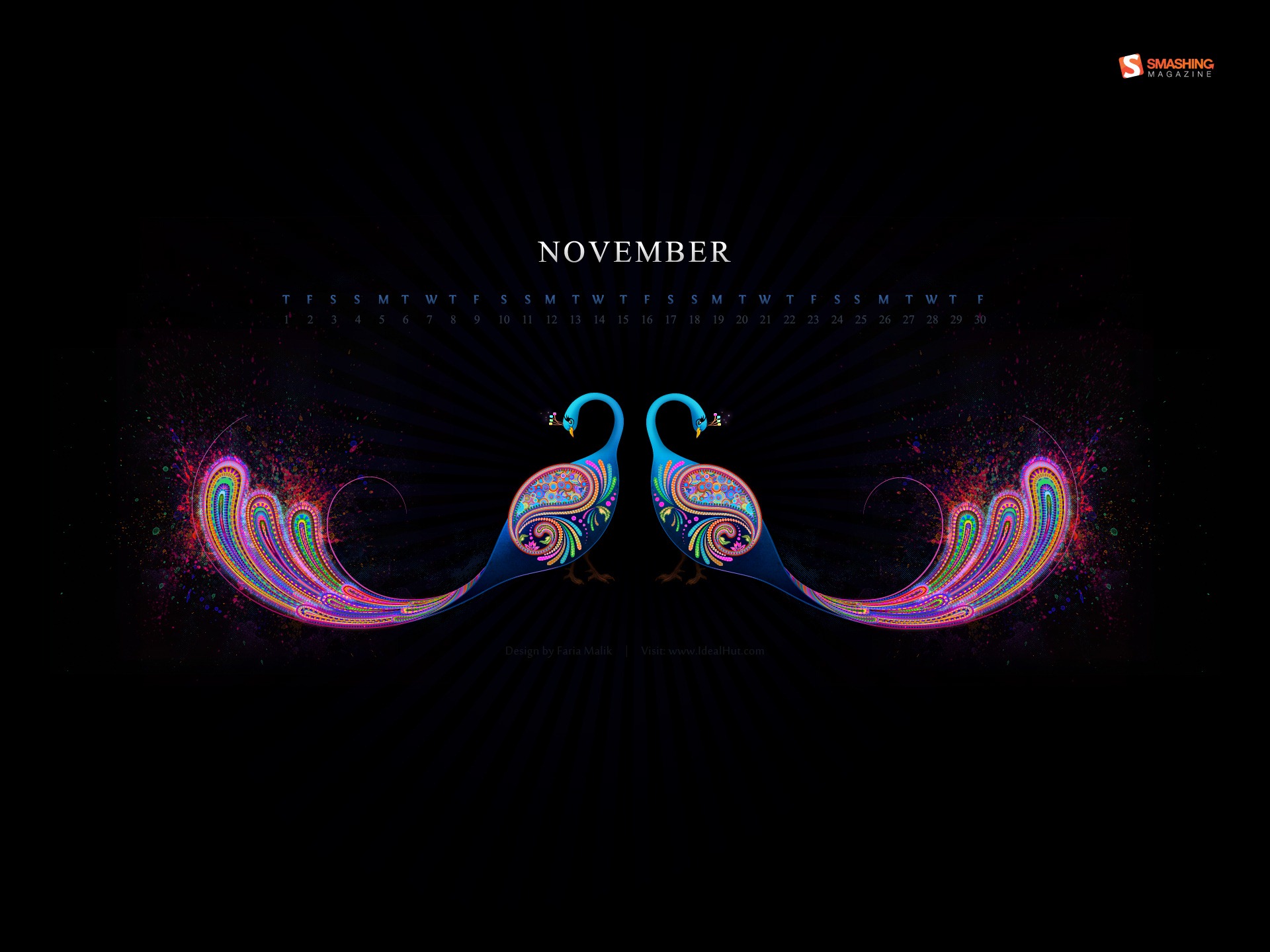 November 2012 Kalender Wallpaper (1) #8 - 1920x1440