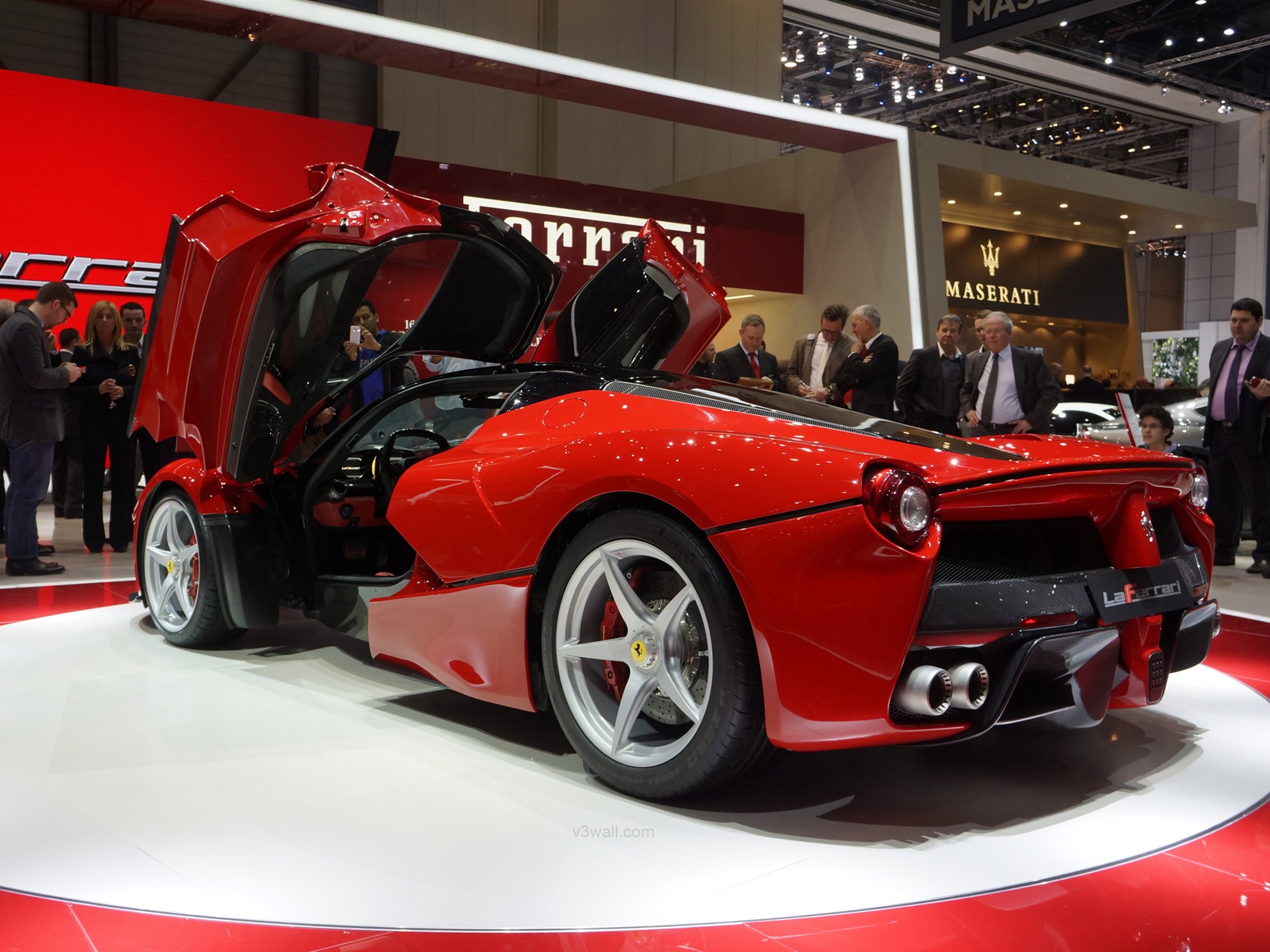 2013 Ferrari LaFerrari 法拉利LaFerrari红色超级跑车高清壁纸17 - 1920x1440