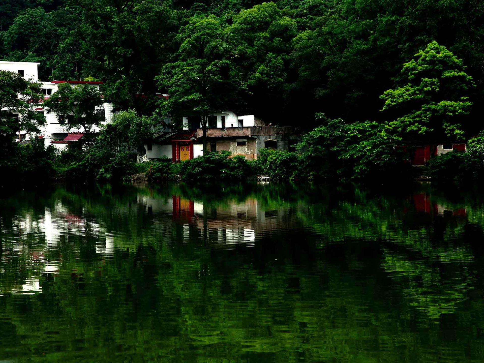 Réflexion dans le fond d'un paysage naturel de l'eau #18 - 1920x1440