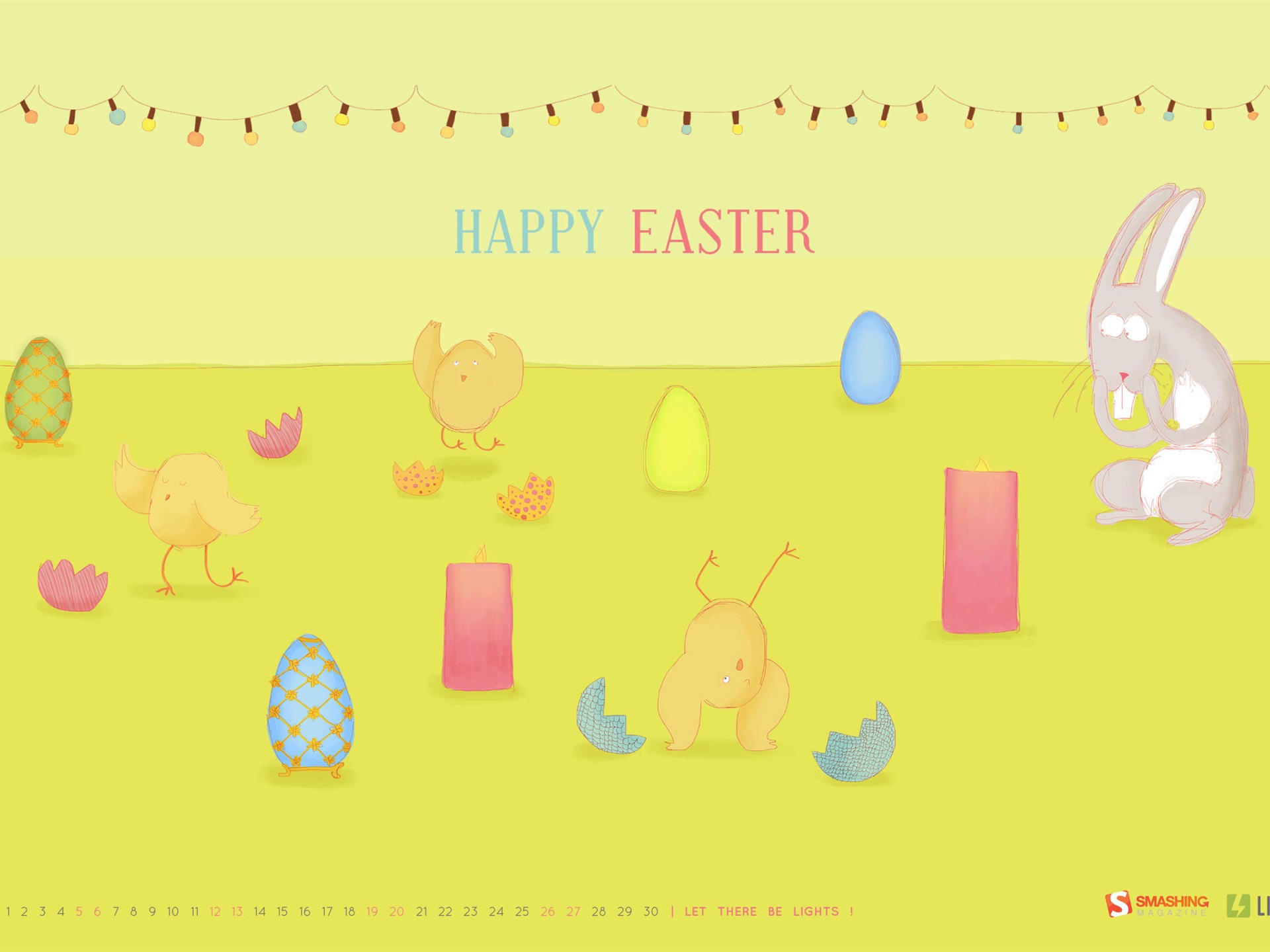 2014年4月 月曆壁紙(二) #10 - 1920x1440
