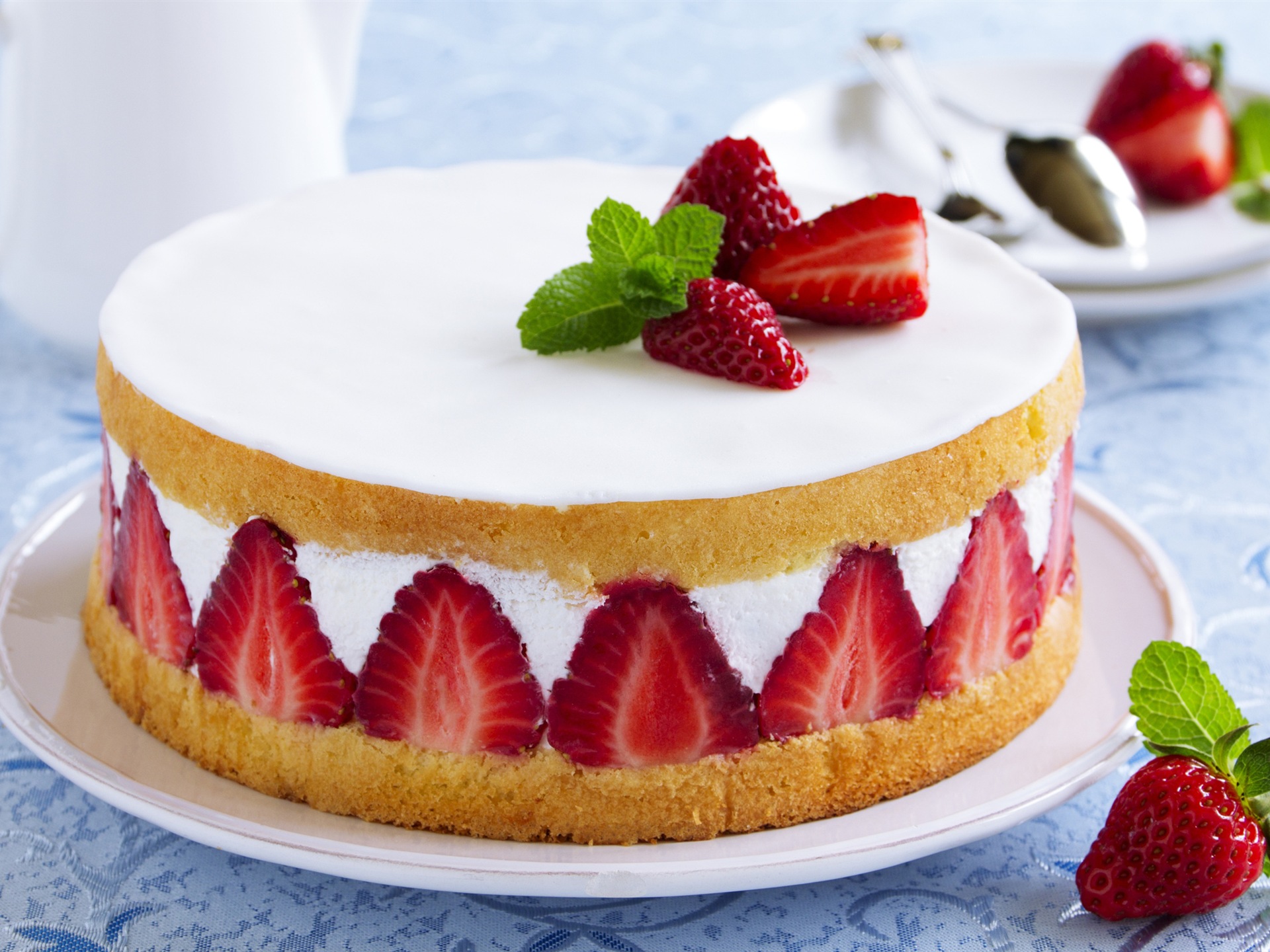 Delicious strawberry cake HD wallpapers #2 - 1920x1440