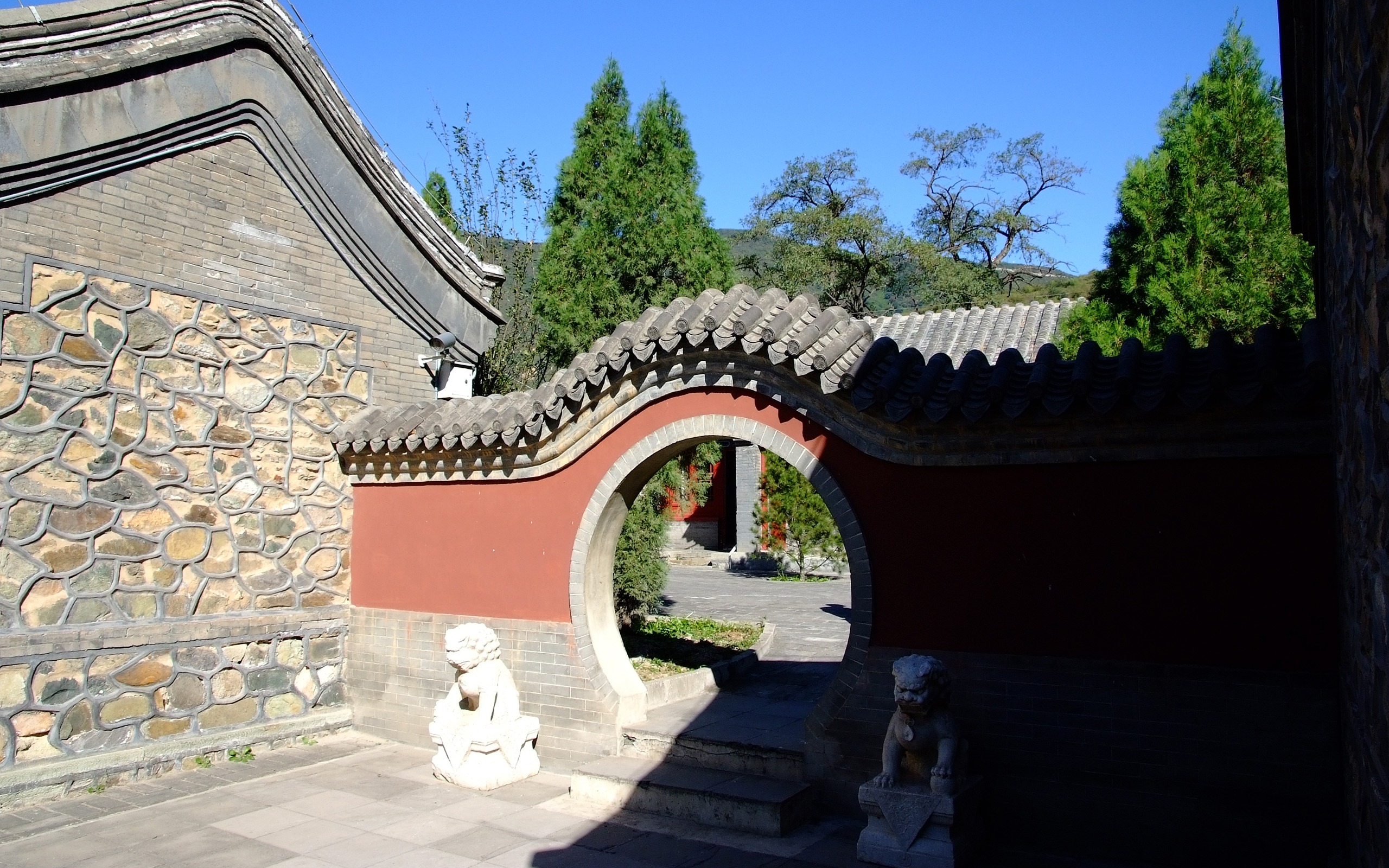 자선 Jingxi 사원의 기념물 (철근 작품) #11 - 2560x1600