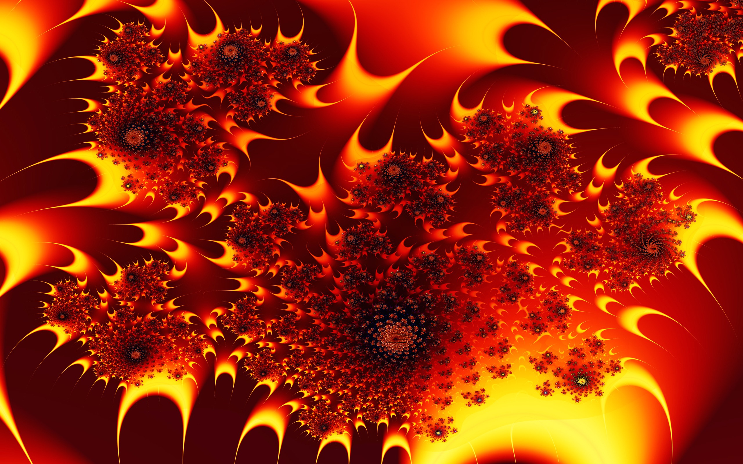 超大炫彩花紋 壁紙(一) #9 - 2560x1600