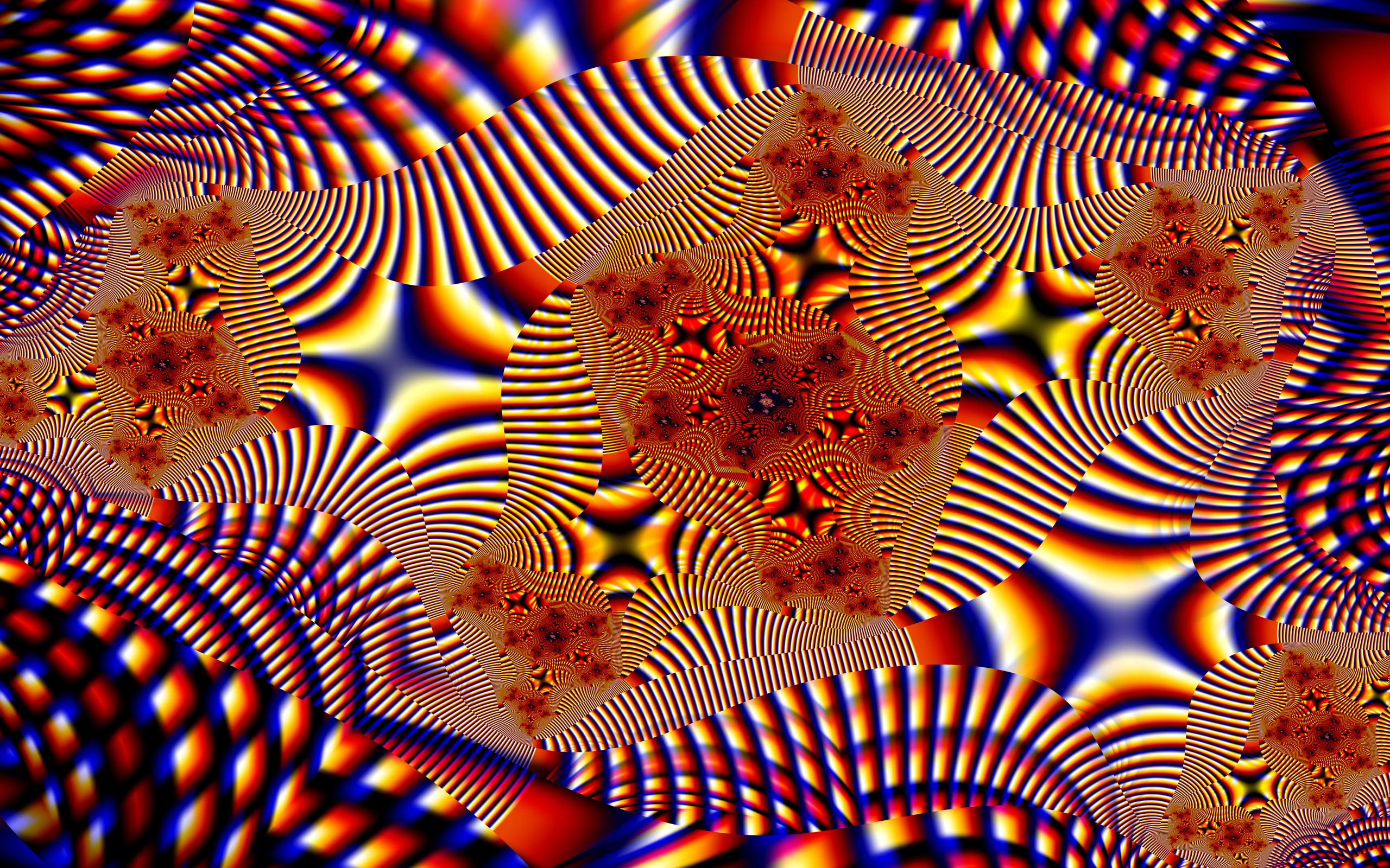 超大炫彩花紋 壁紙(一) #15 - 2560x1600