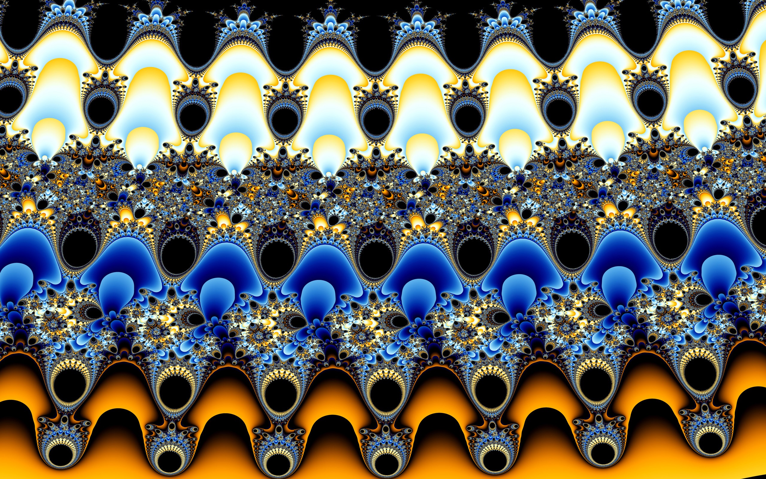 超大炫彩花紋 壁紙(一) #19 - 2560x1600