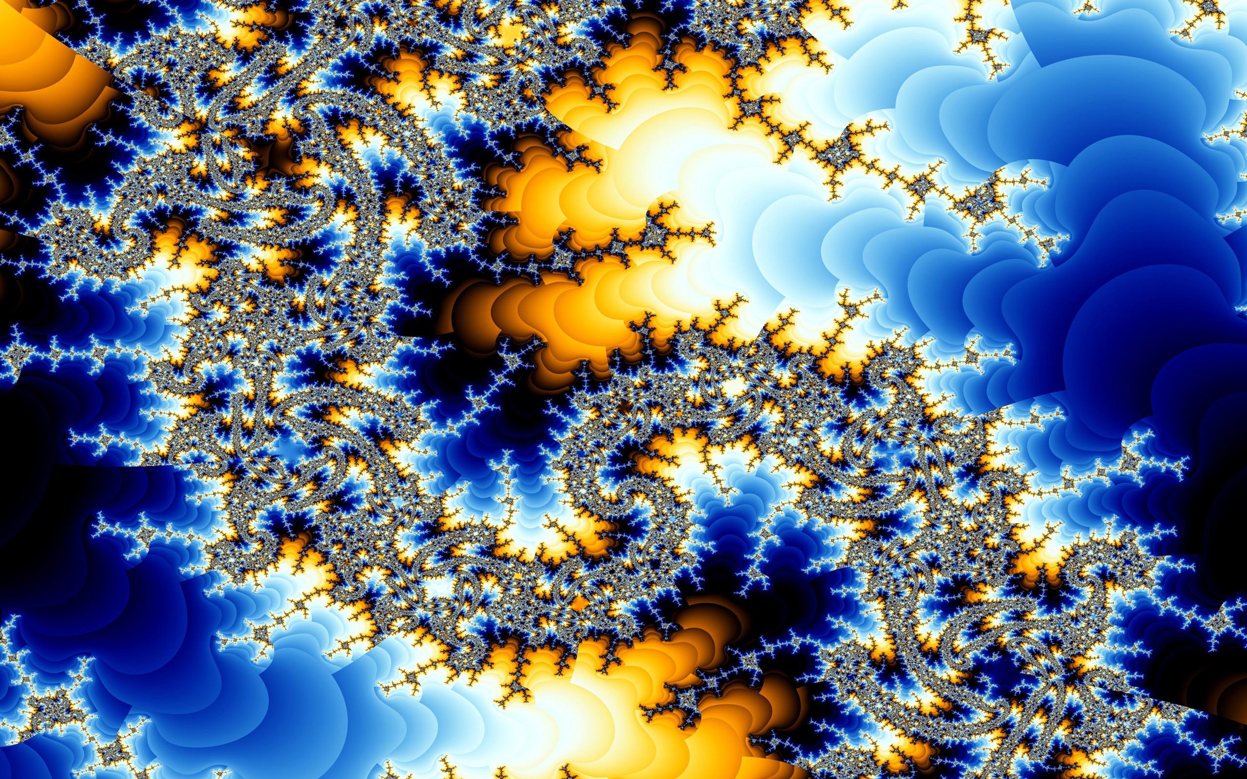 超大炫彩花紋 壁紙(二) #18 - 2560x1600