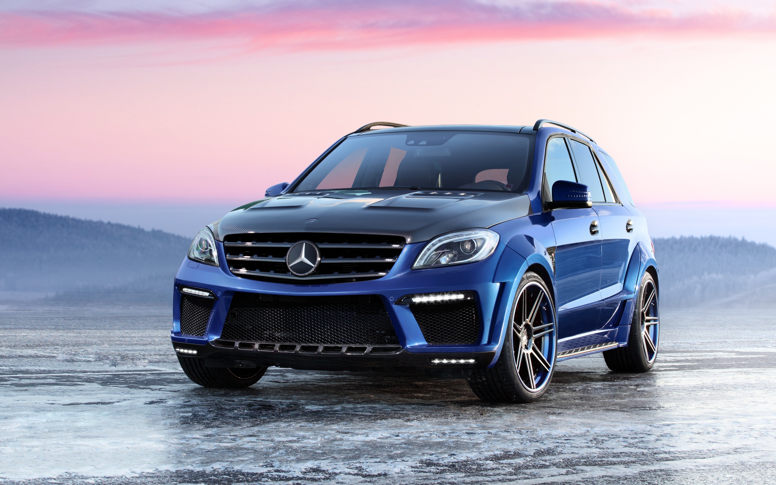 2012 메르세데스 - 벤츠 ML 63 AMG 인페르노 HD 배경 화면 #1 - 2560x1600