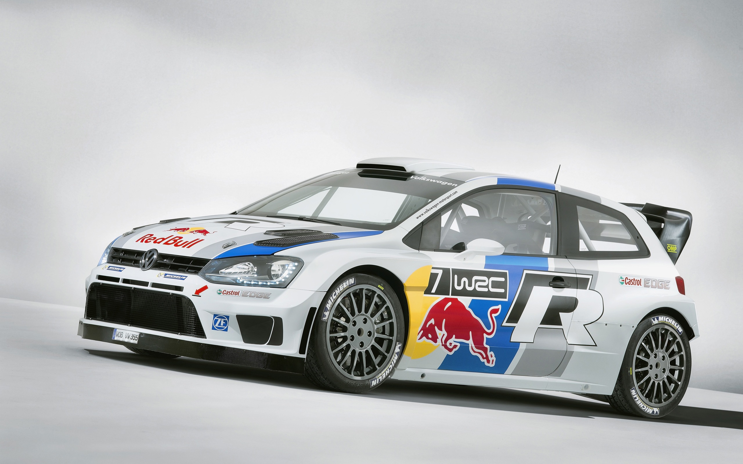 2013 폭스 바겐 폴로 R WRC HD 배경 화면 #1 - 2560x1600