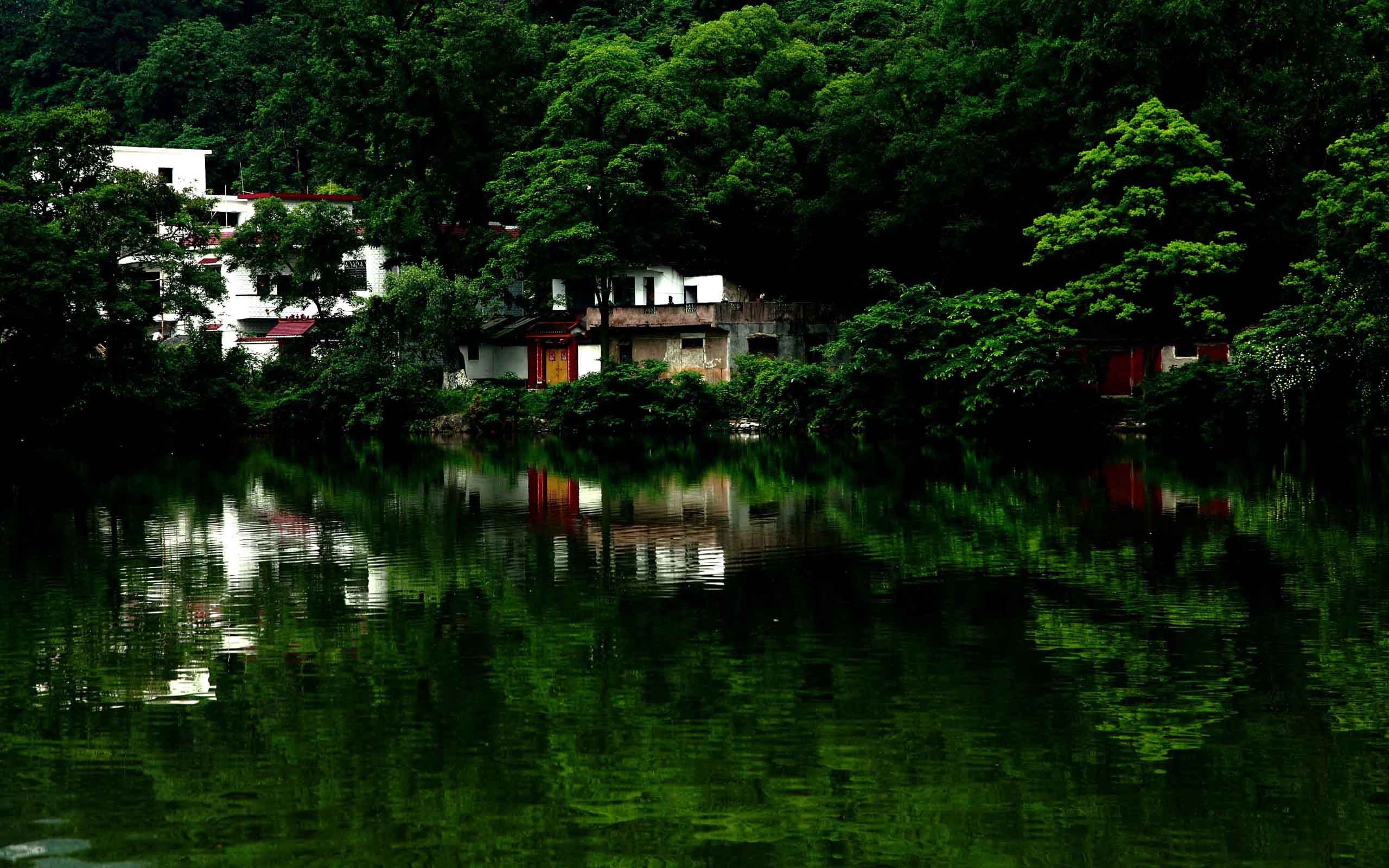 水自然の風景の壁紙への反映 #18 - 2560x1600