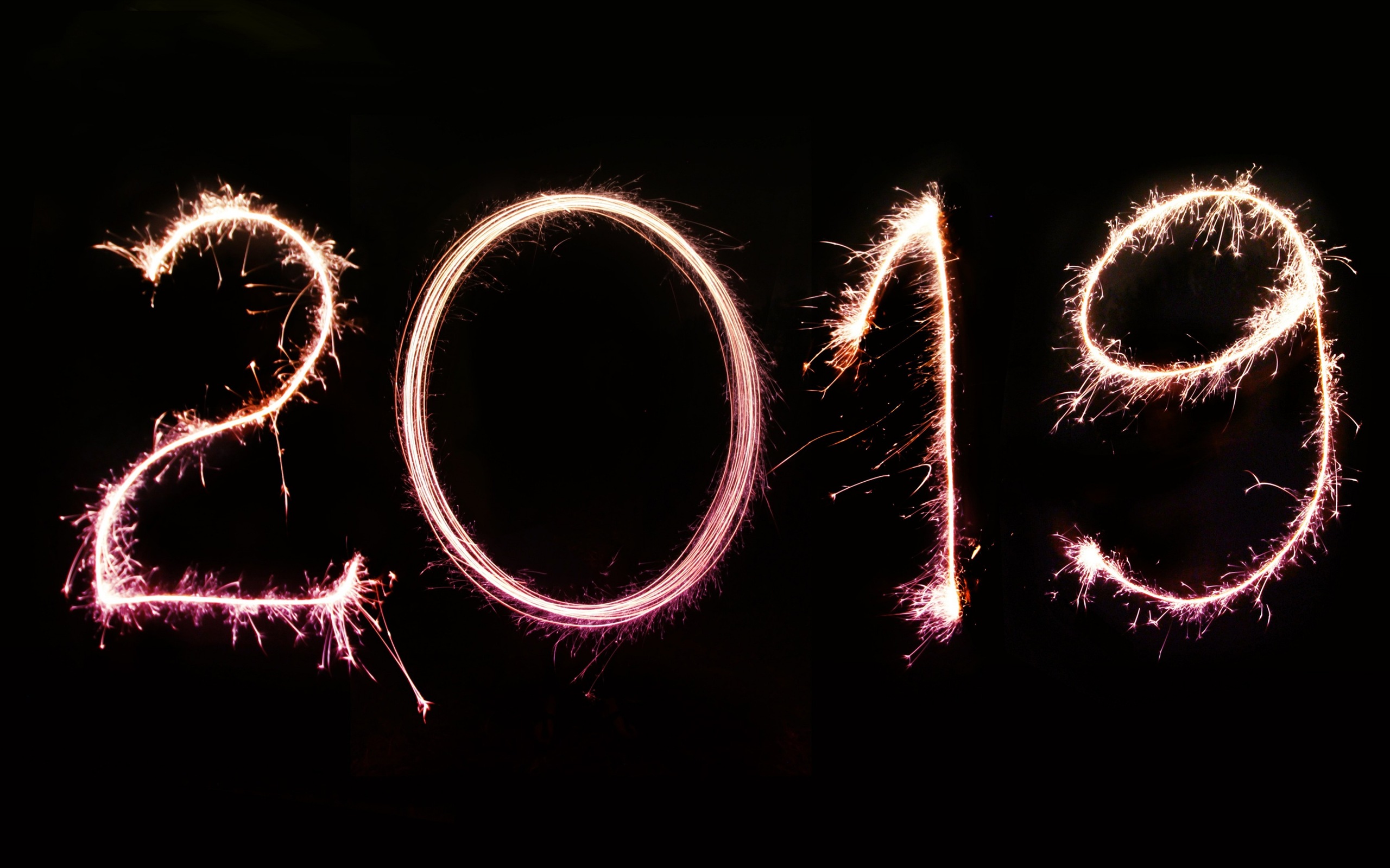 Šťastný nový rok 2019 HD tapety #7 - 2560x1600