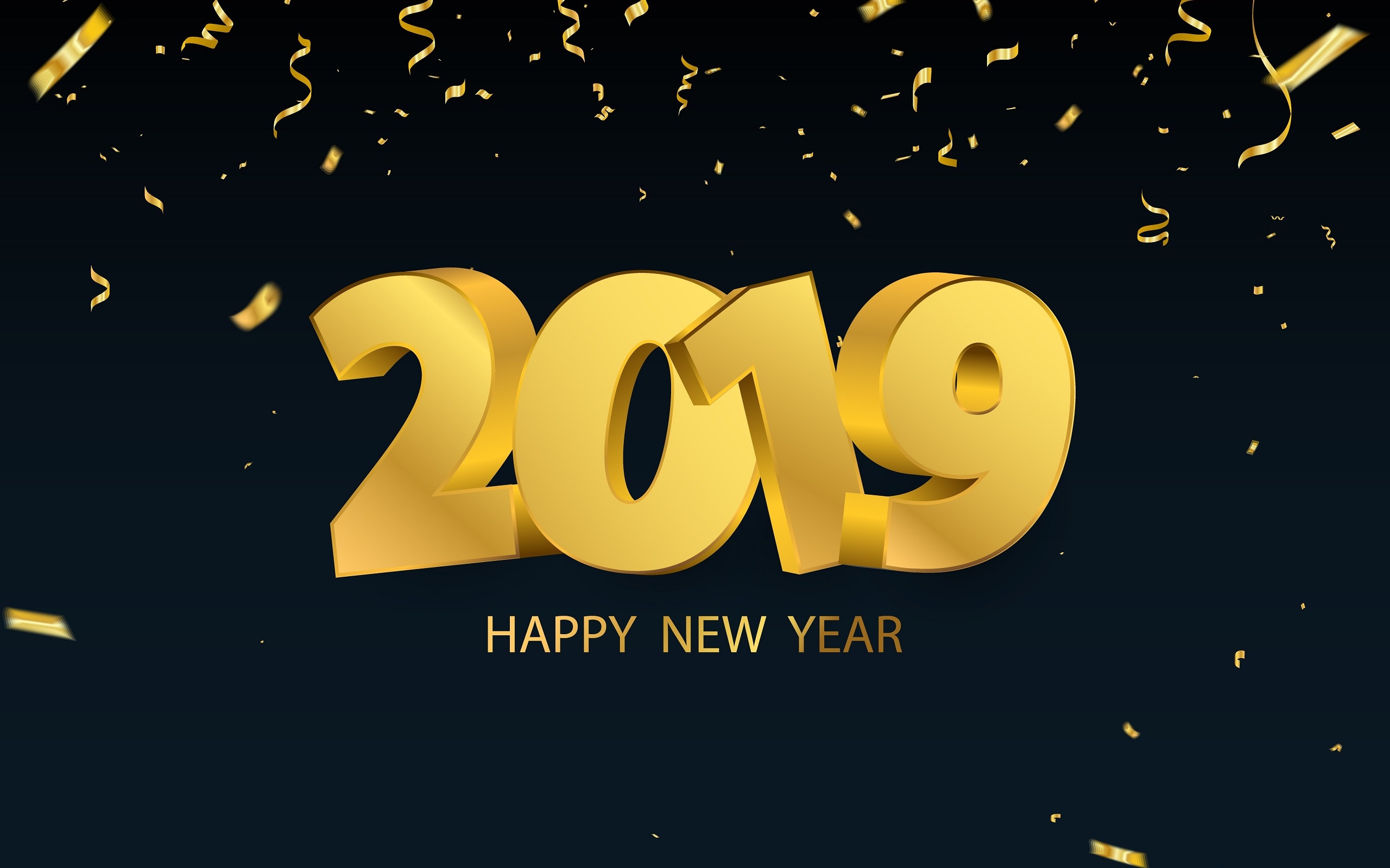 Happy New Year 2019 HD wallpapers #13 - 2560x1600