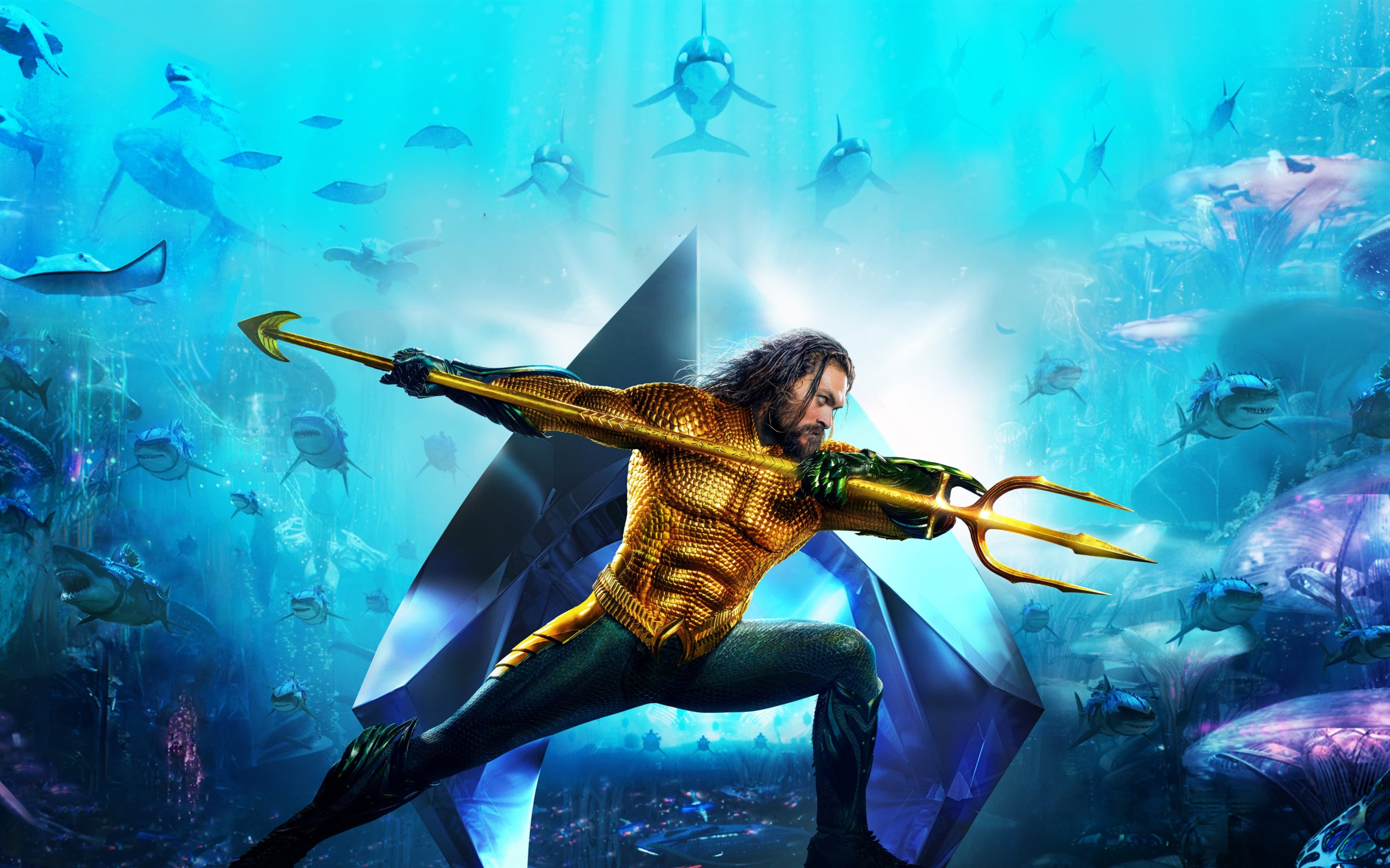 Aquaman 海王，漫威电影高清壁纸15 - 3200x2000