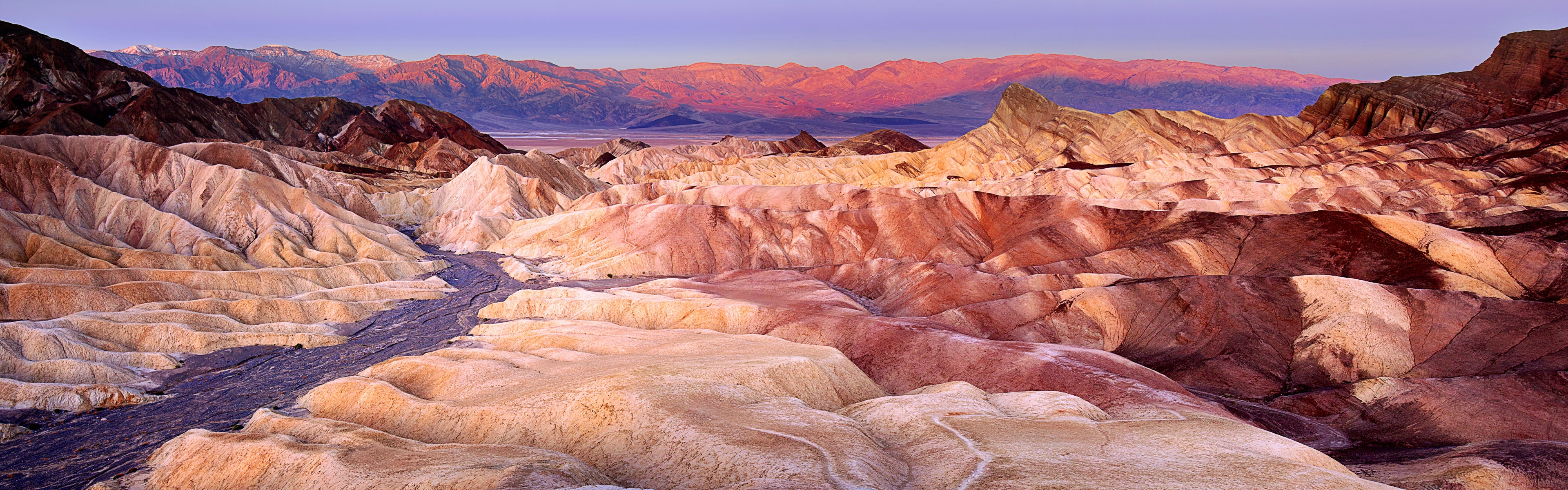 炎熱乾旱的沙漠，Windows 8 全景寬屏壁紙 #10 - 3840x1200
