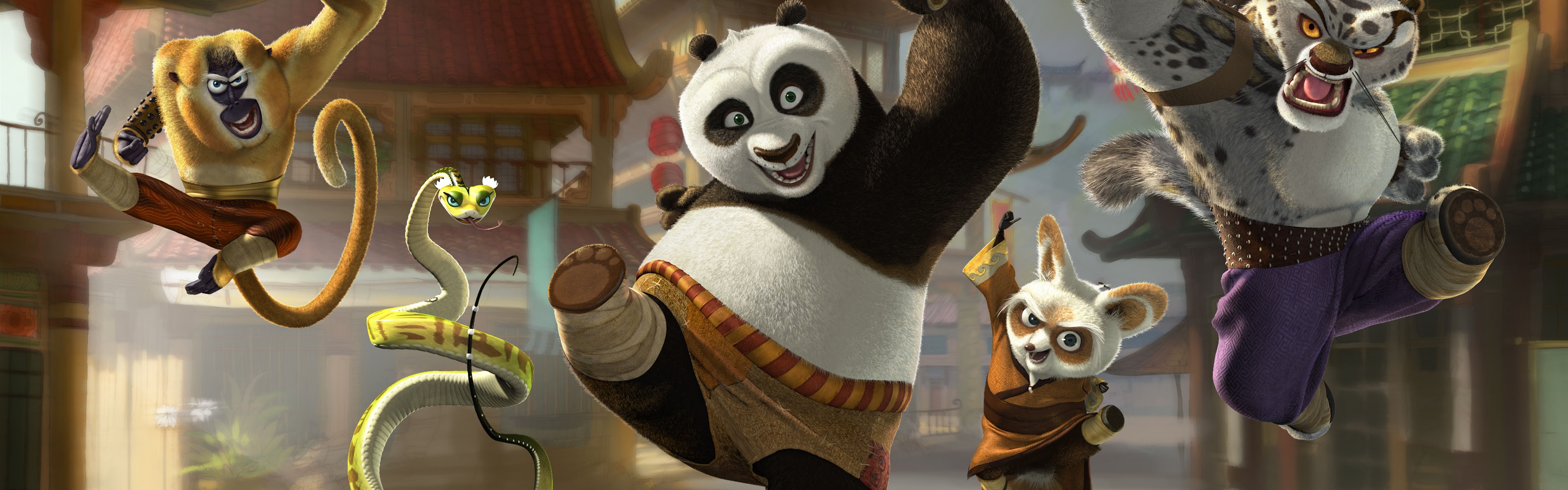 Kung Fu Panda 3 功夫熊貓3 高清壁紙 #15 - 3840x1200