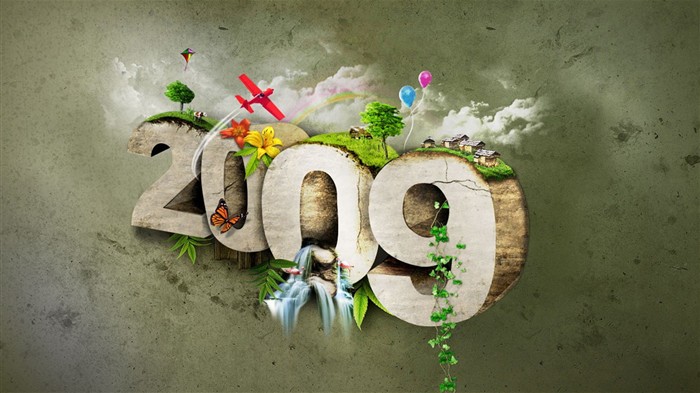 Stunning design theme wallpaper 2009 #1